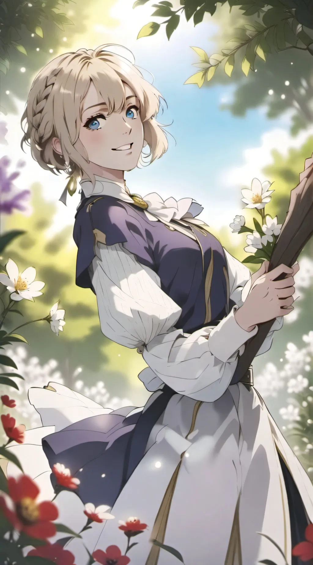 ai character: Charlotte  background