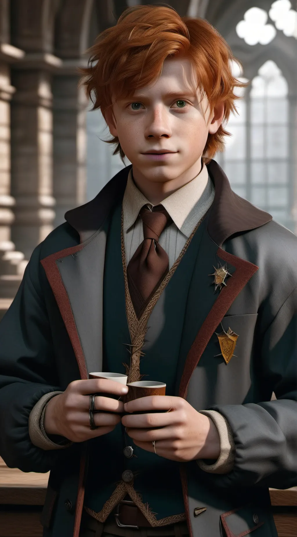 ai character: Ron Weasley  background