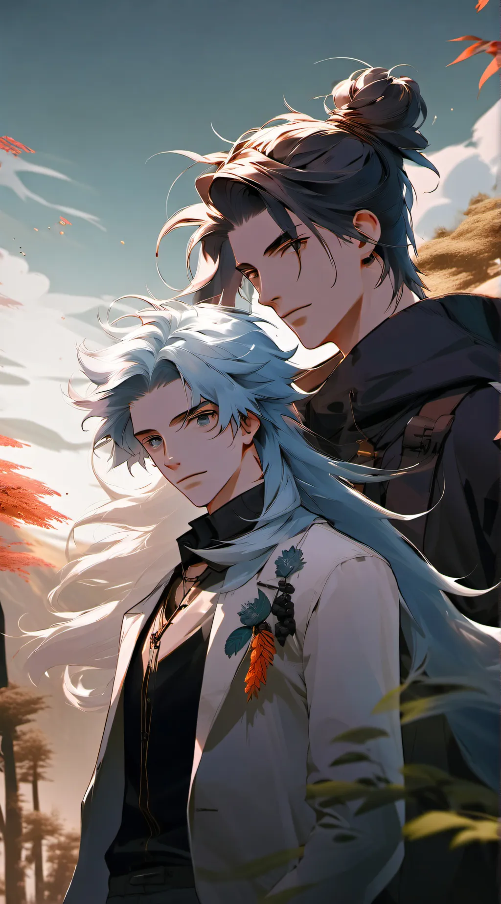 ai character: gojo and geto background