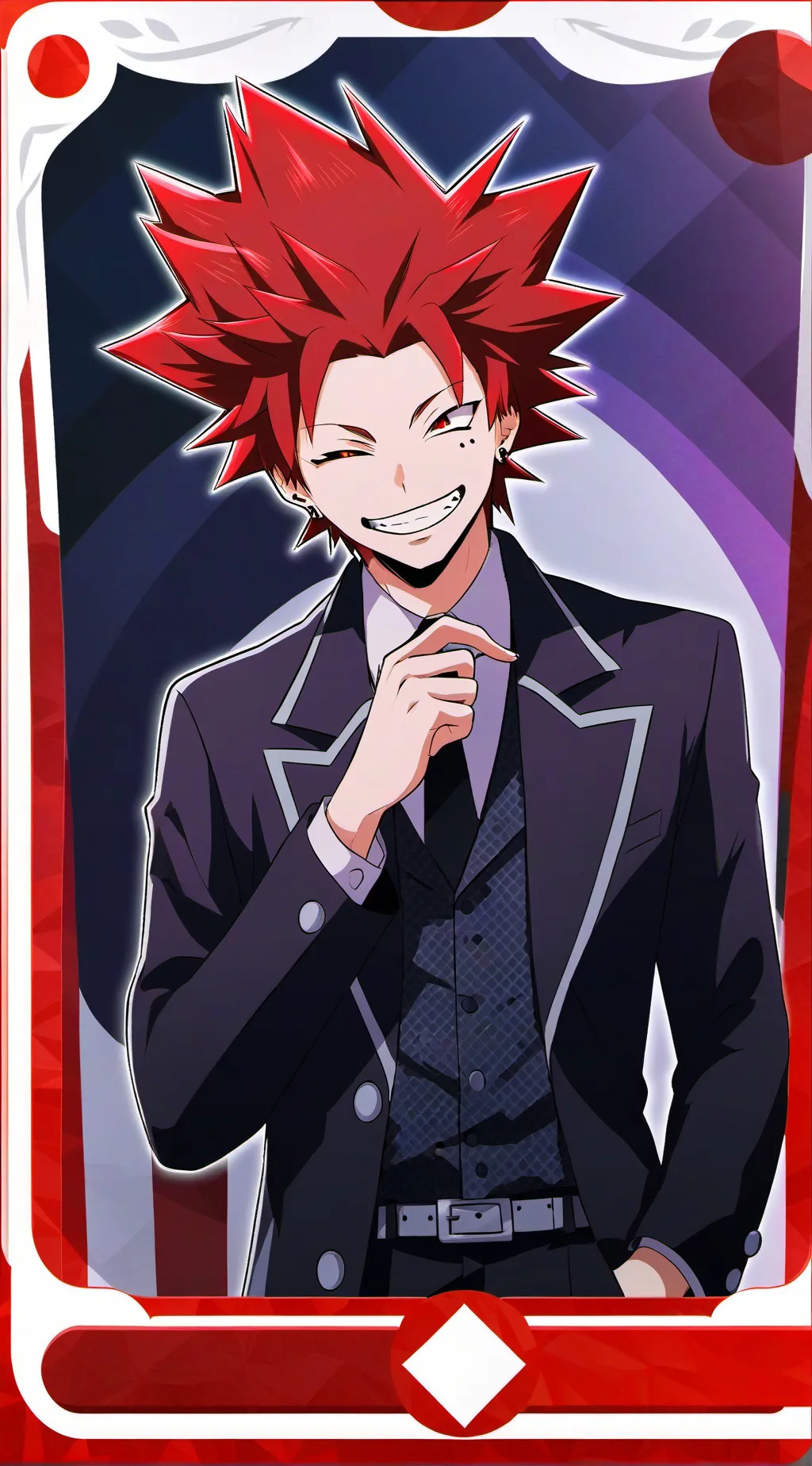 ai character: Eijiro Kirishima background