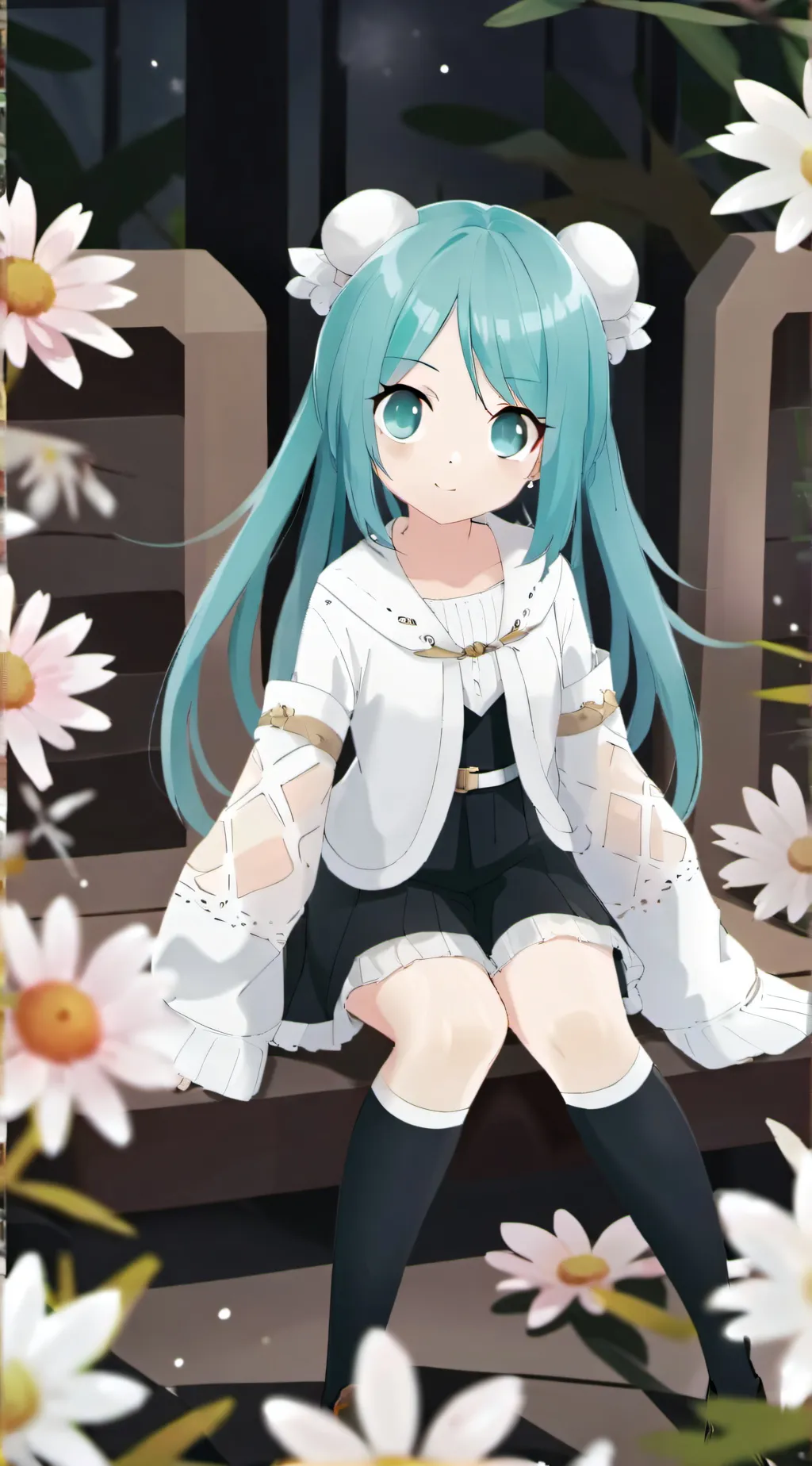 ai character: Miku background