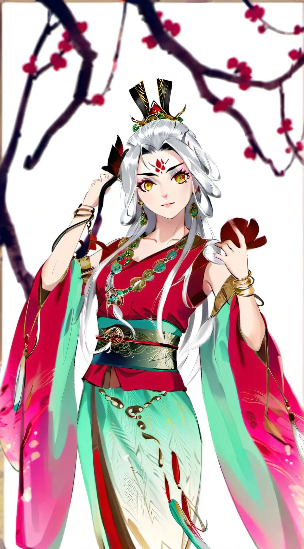 ai character: Daki background