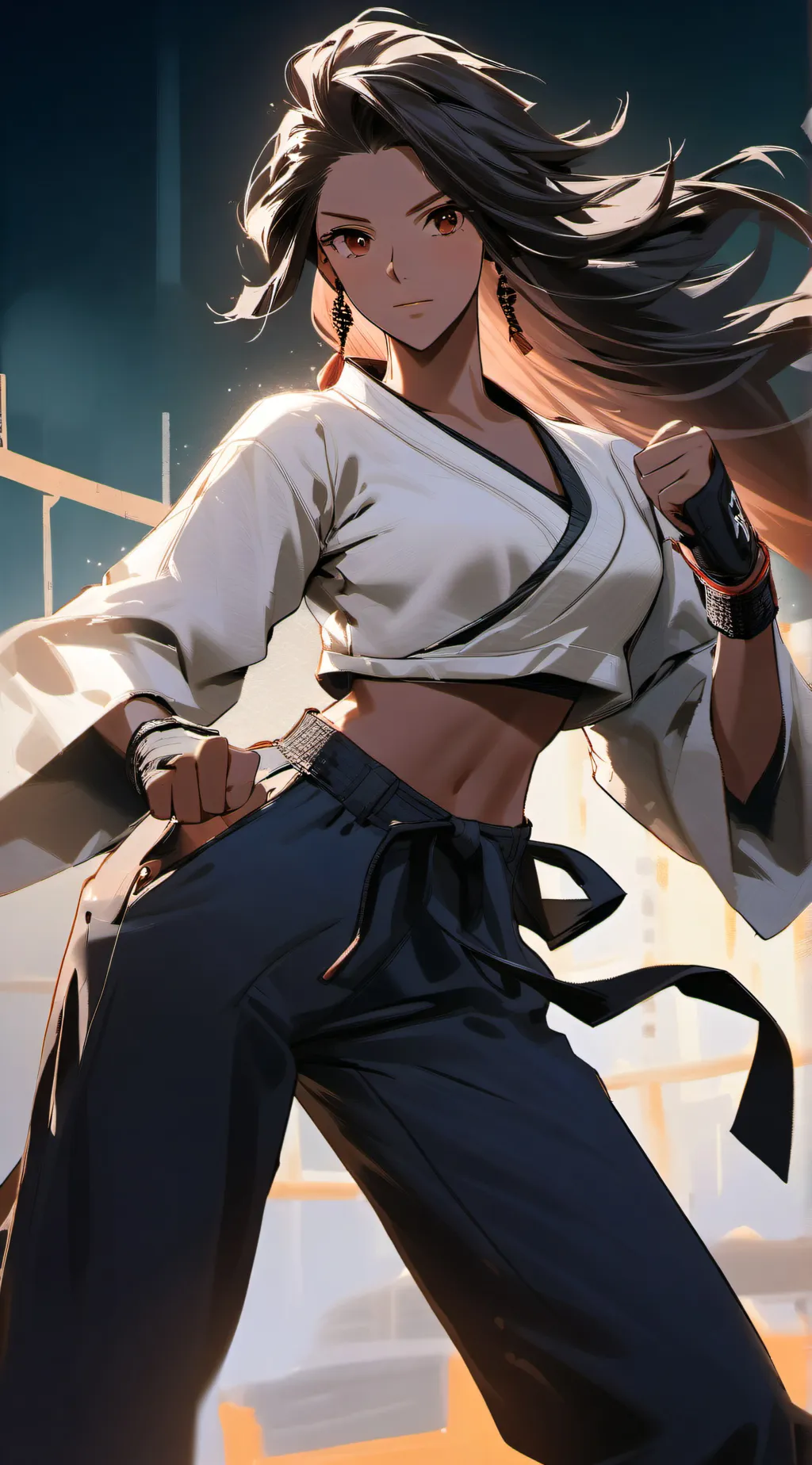 ai character: 😶 background