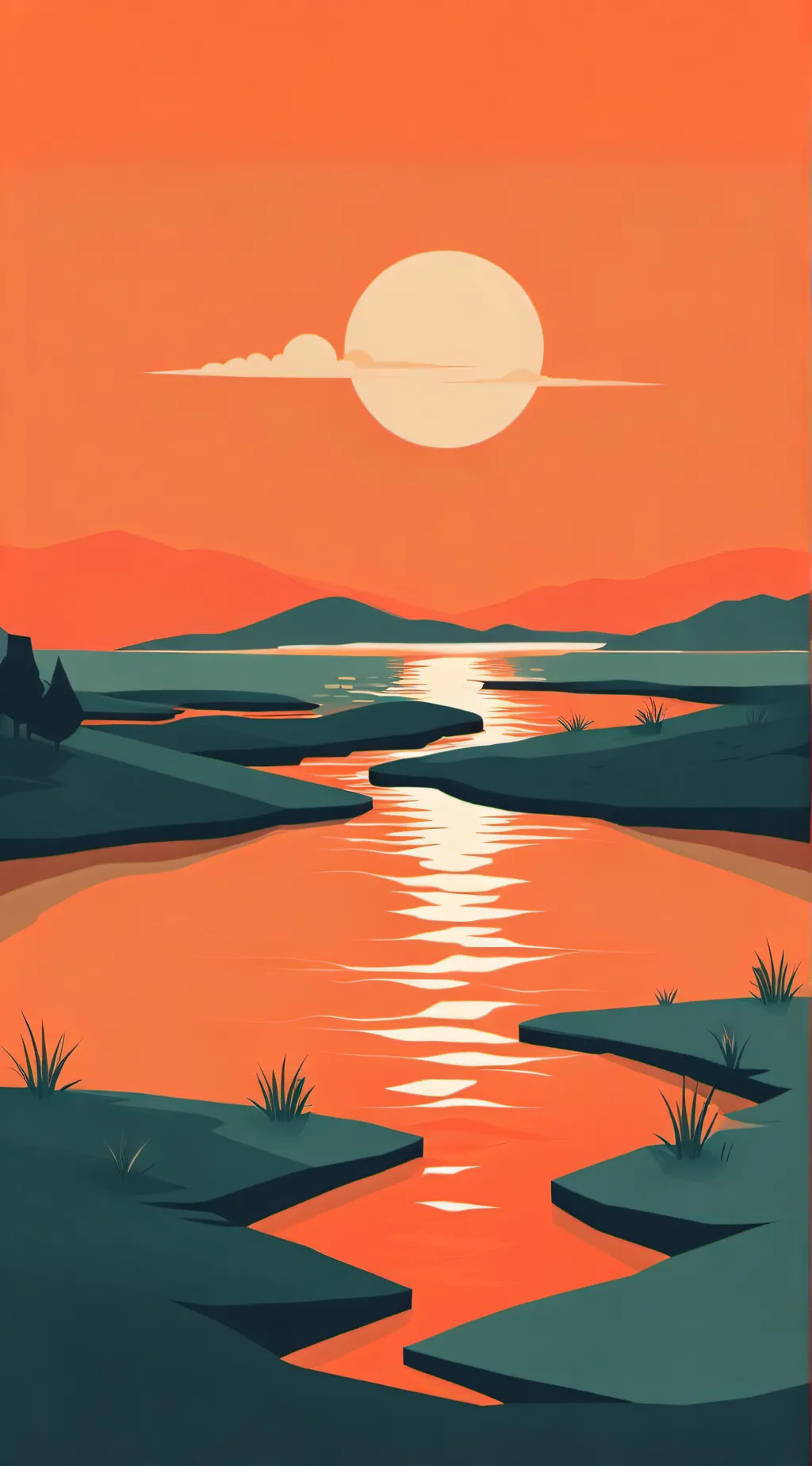 ai character: Mha in hell background