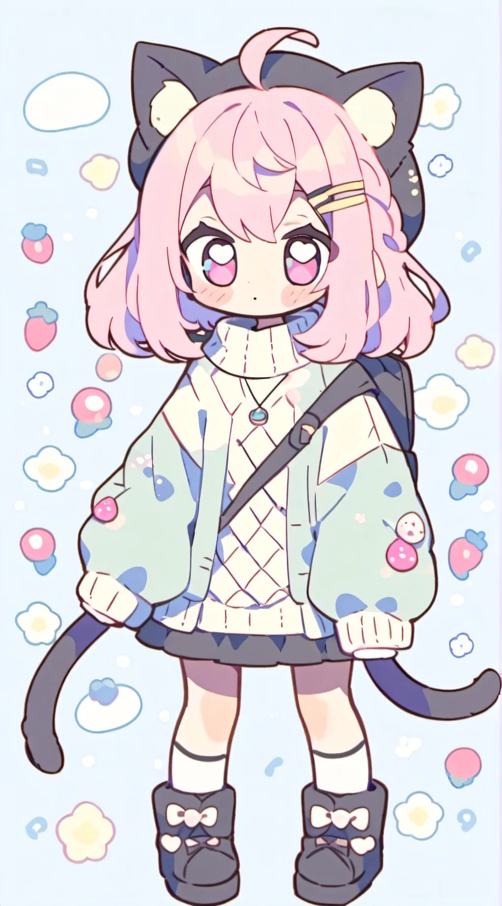 ai character: Kitty background