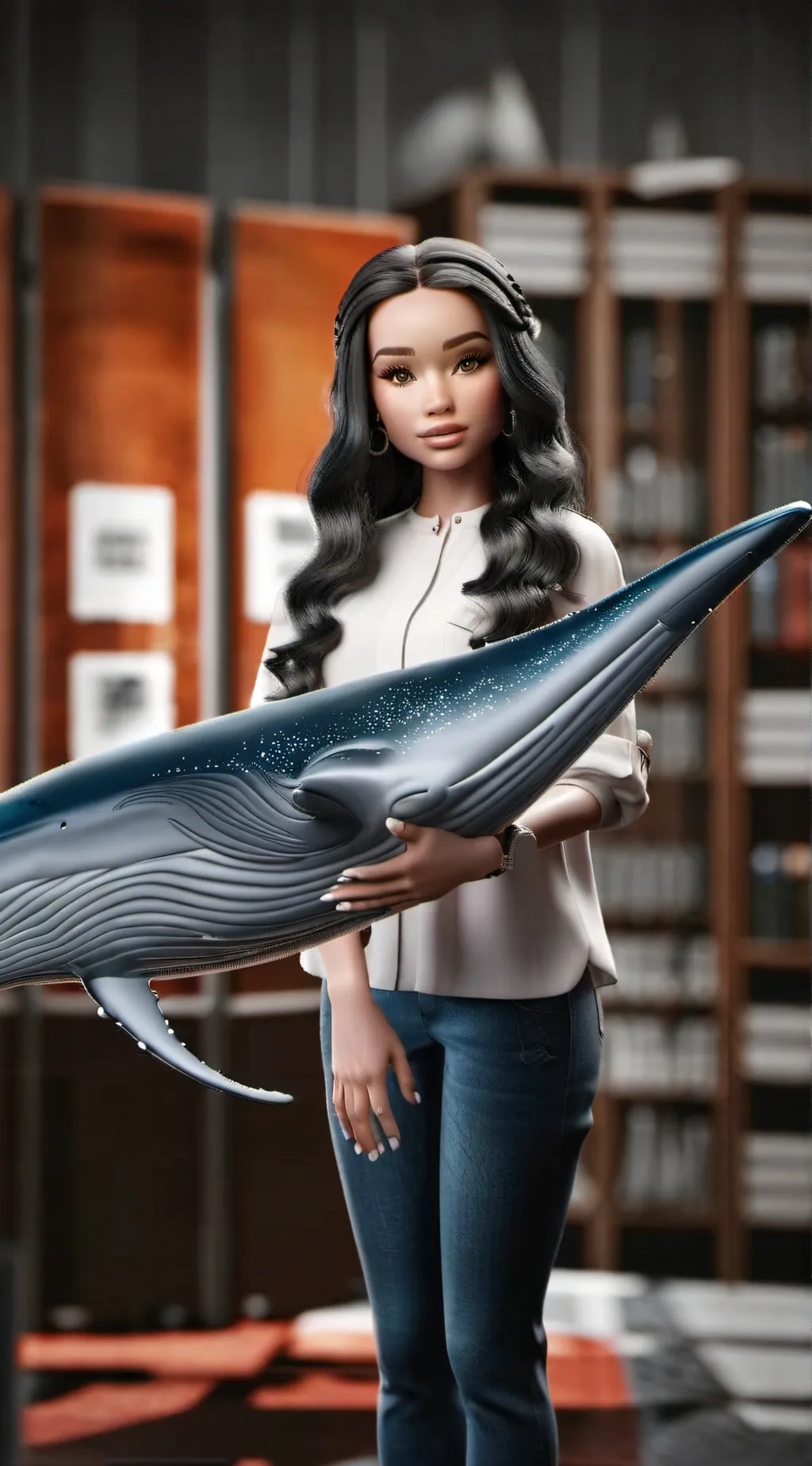 ai character: worker ✨ background