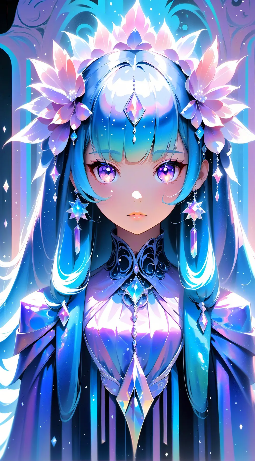 ai character: sakura background