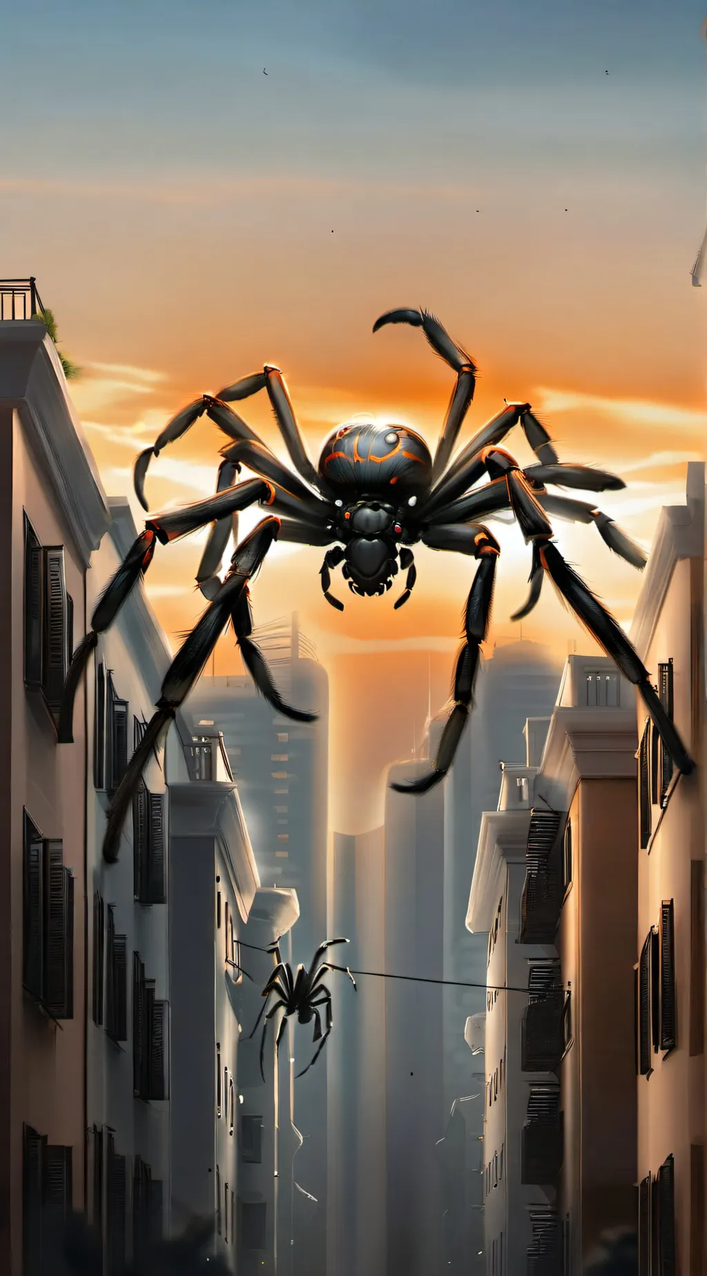 ai character: spider world background