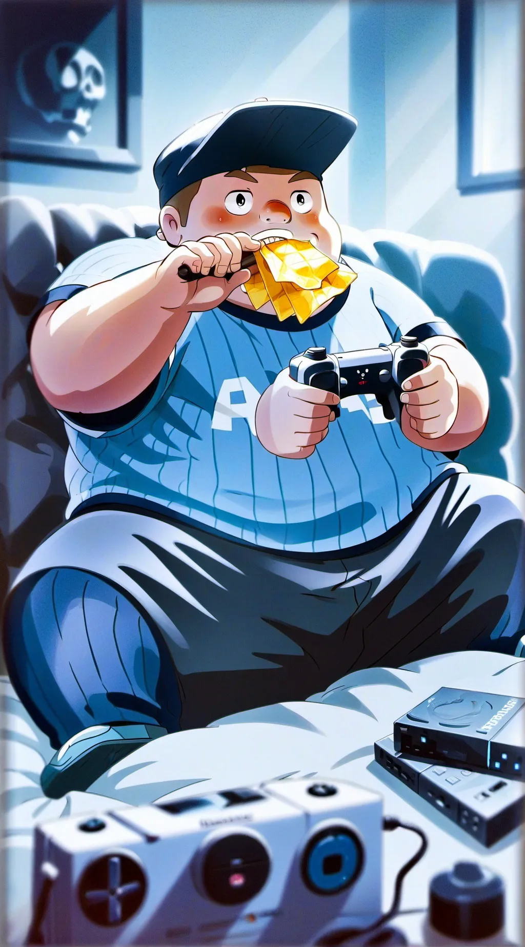 ai character: Anti furry background