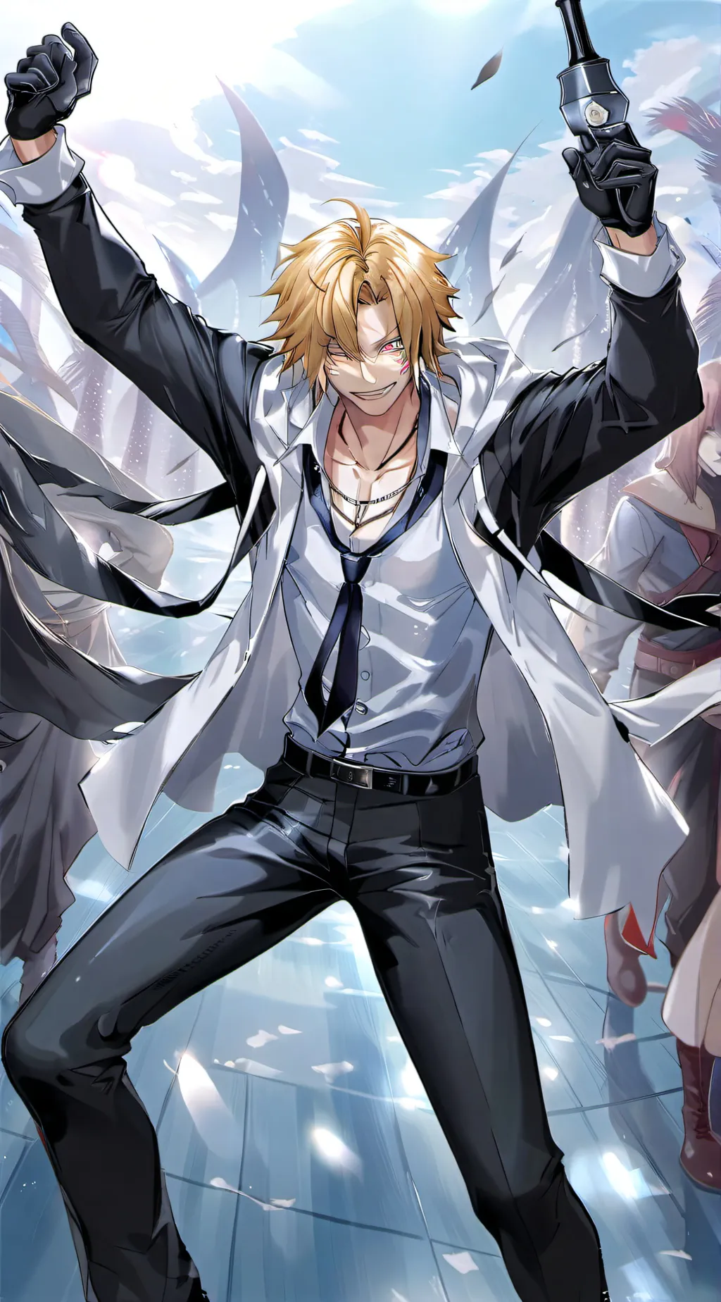 ai character: denki  background