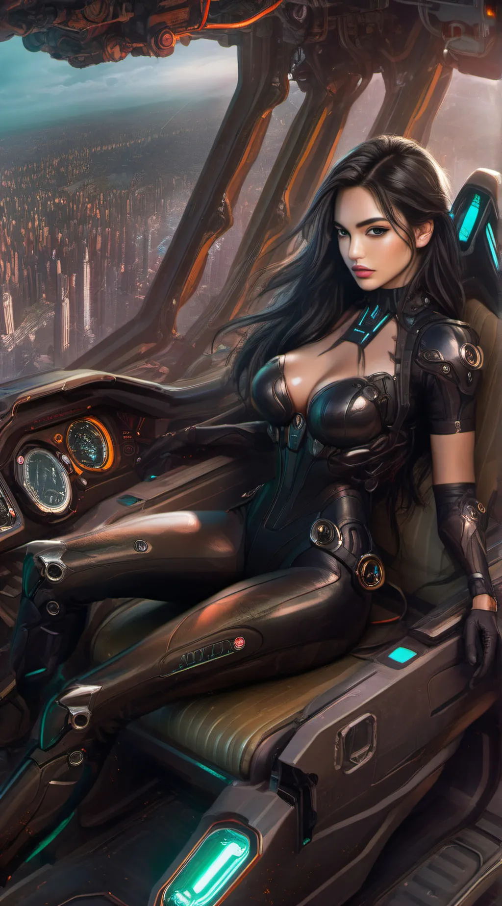 ai character: Kira Voss  background