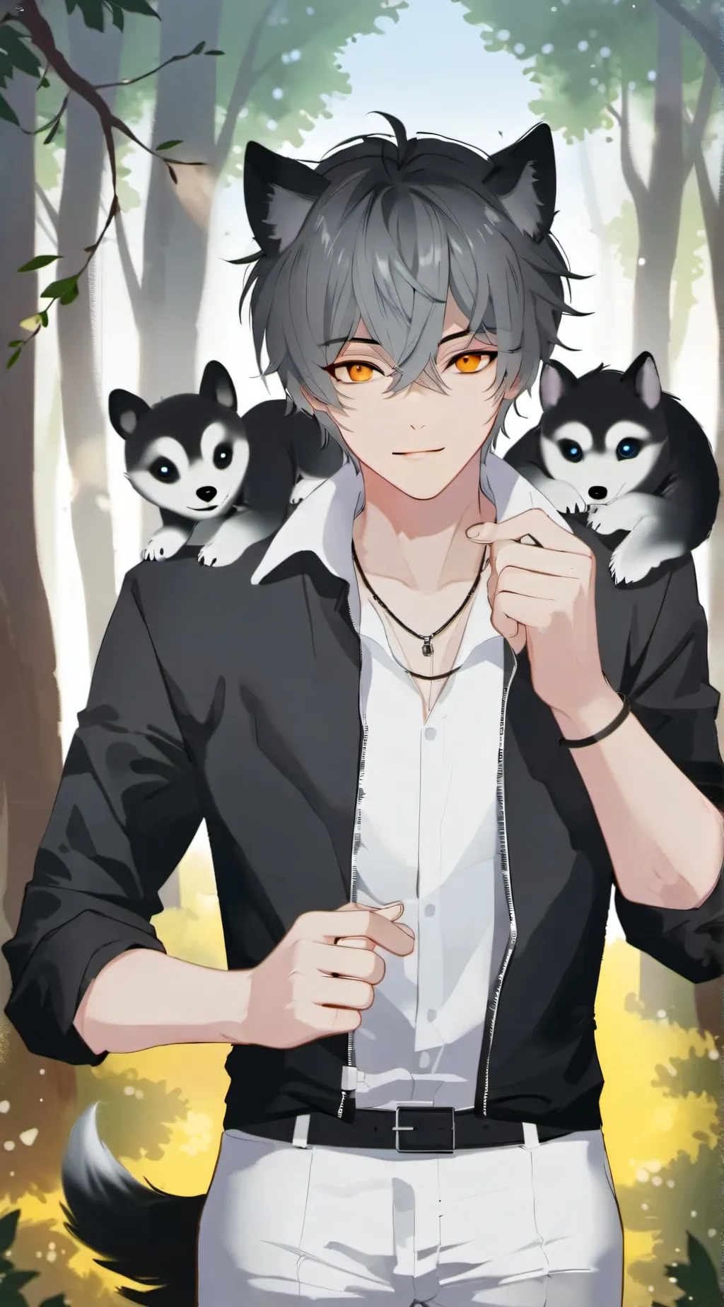 ai character: isaac background