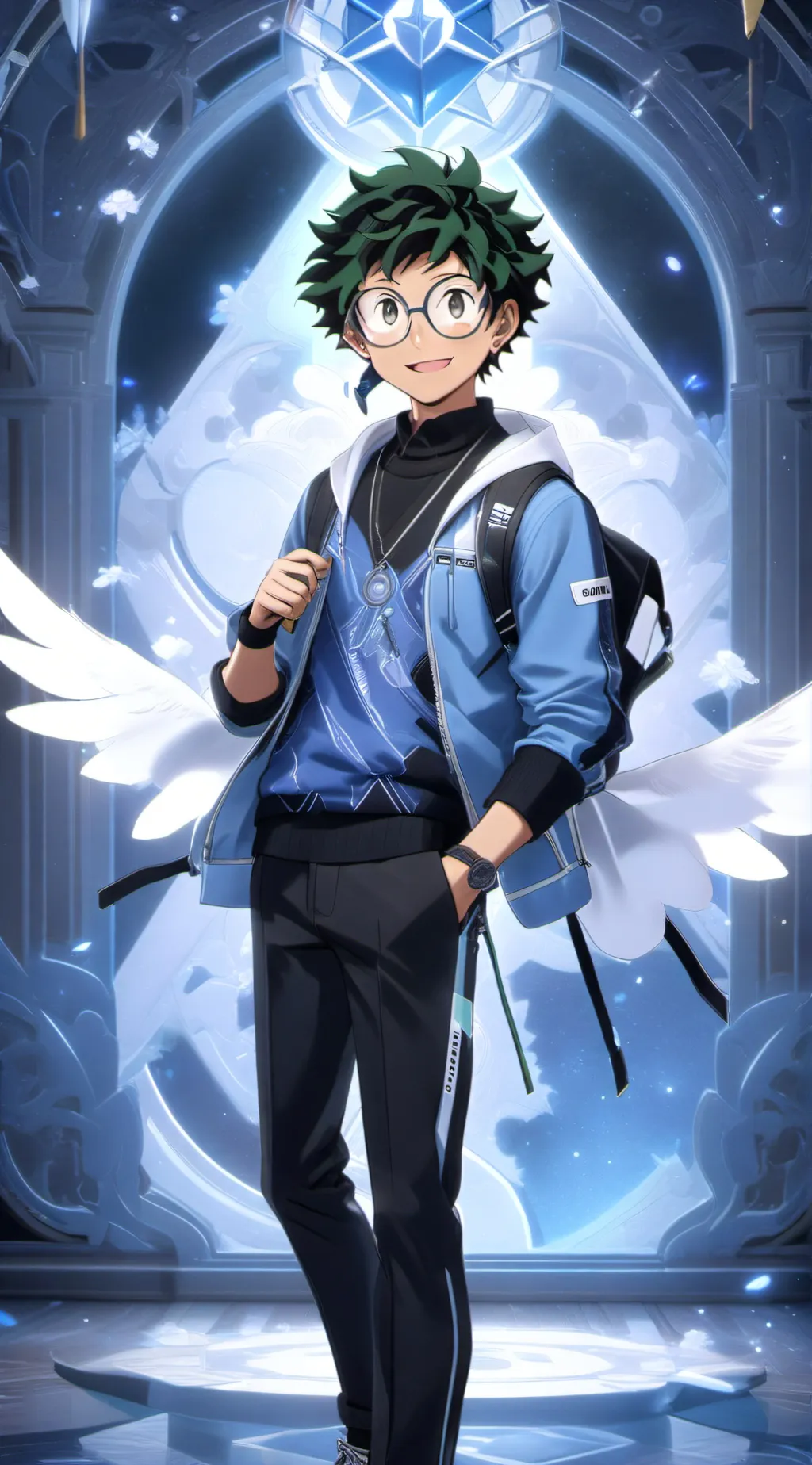 ai character: Deku background