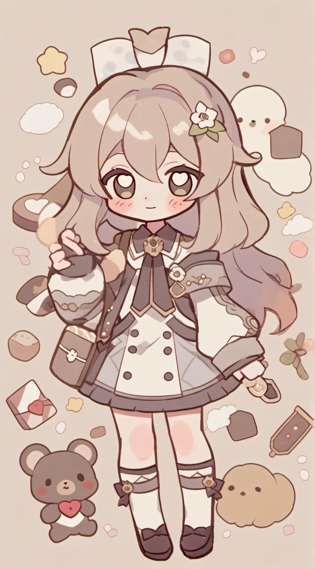 ai character: Luna background