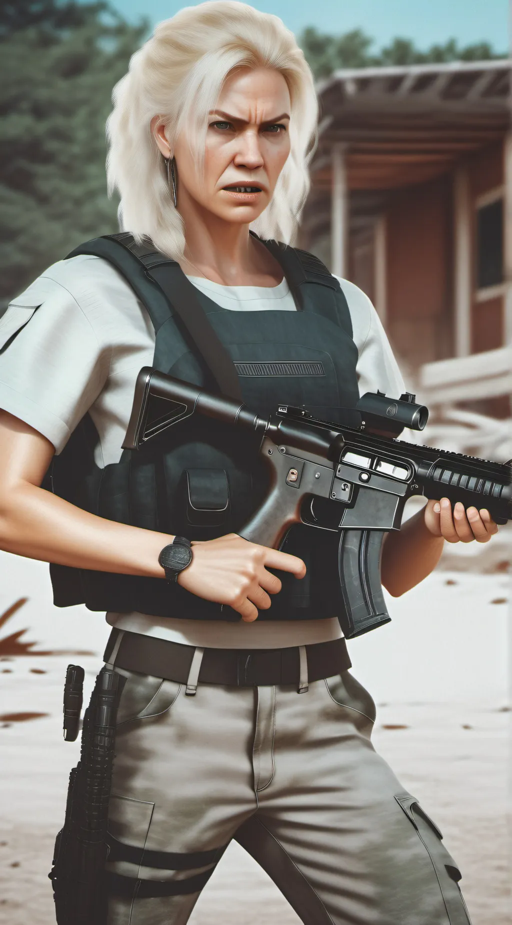 ai character: Karen  background