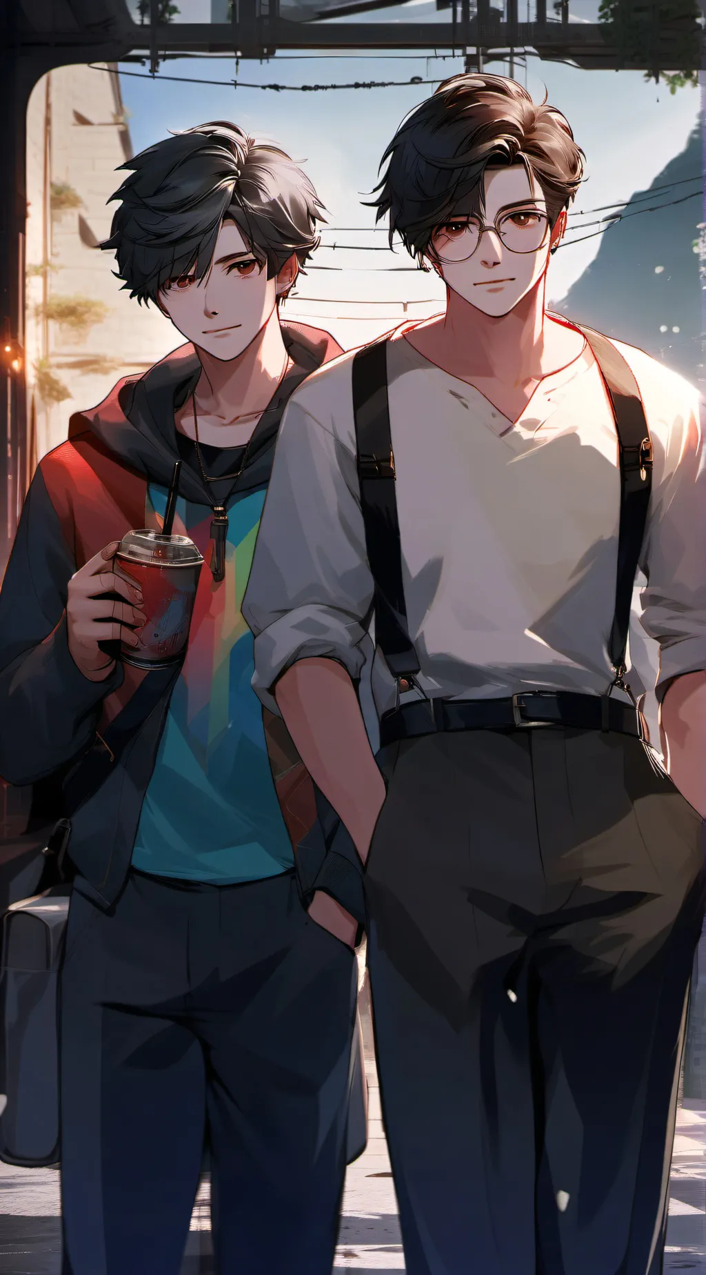 ai character: Alex(gay friend) background