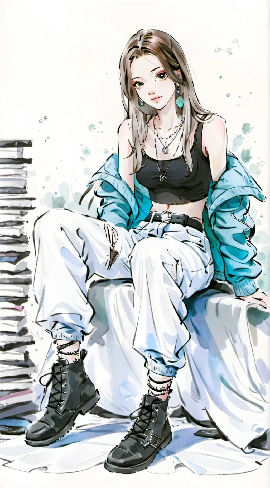 ai character: Rose  background