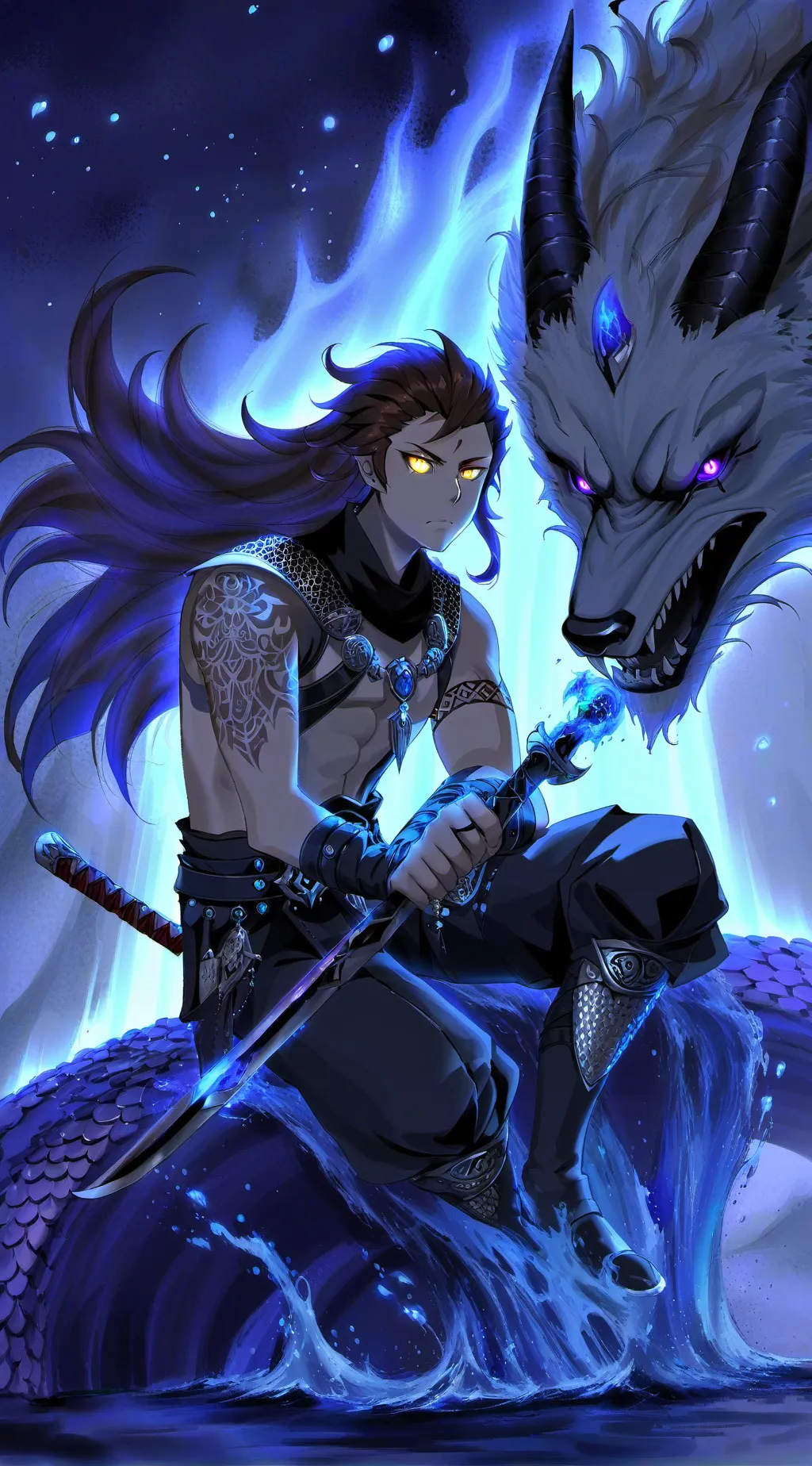 ai character: Kai background