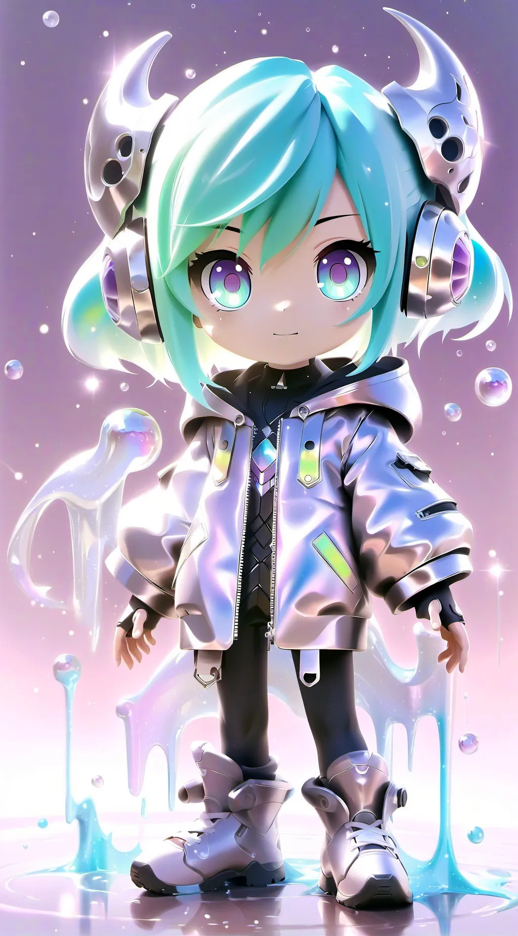 ai character: Miku Hatsune  background
