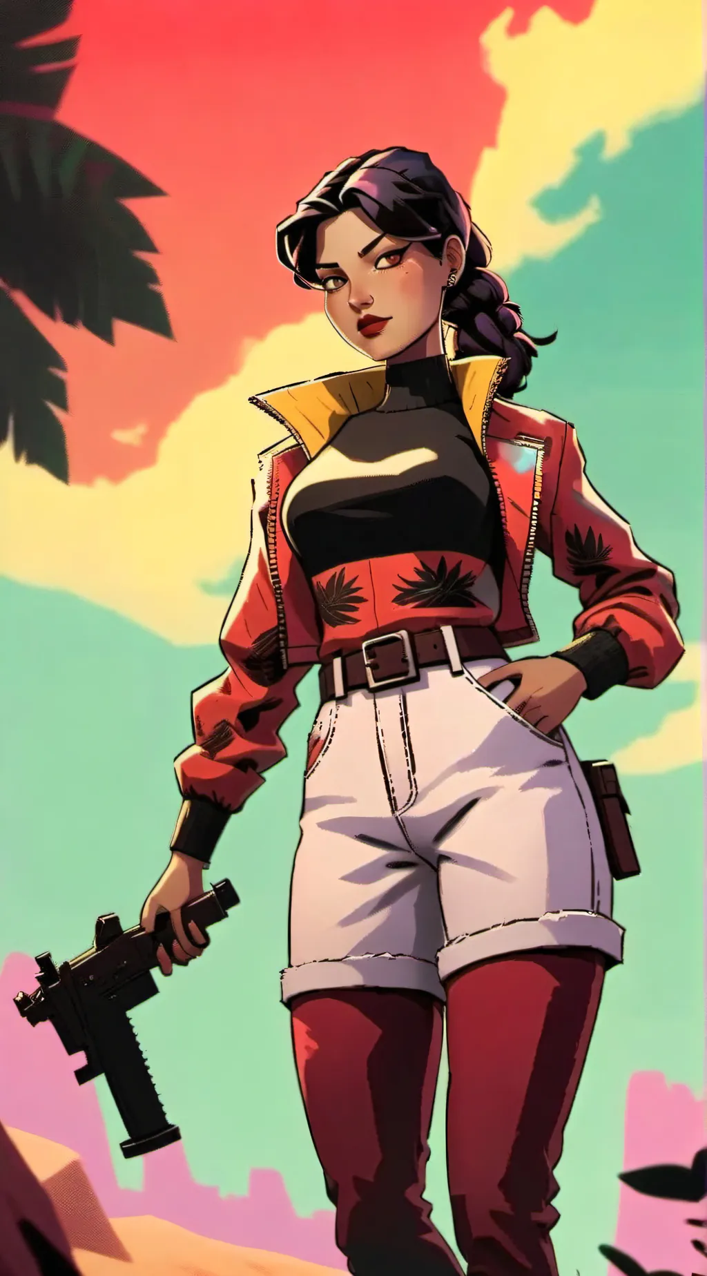 ai character: Jules/Fortnite  background