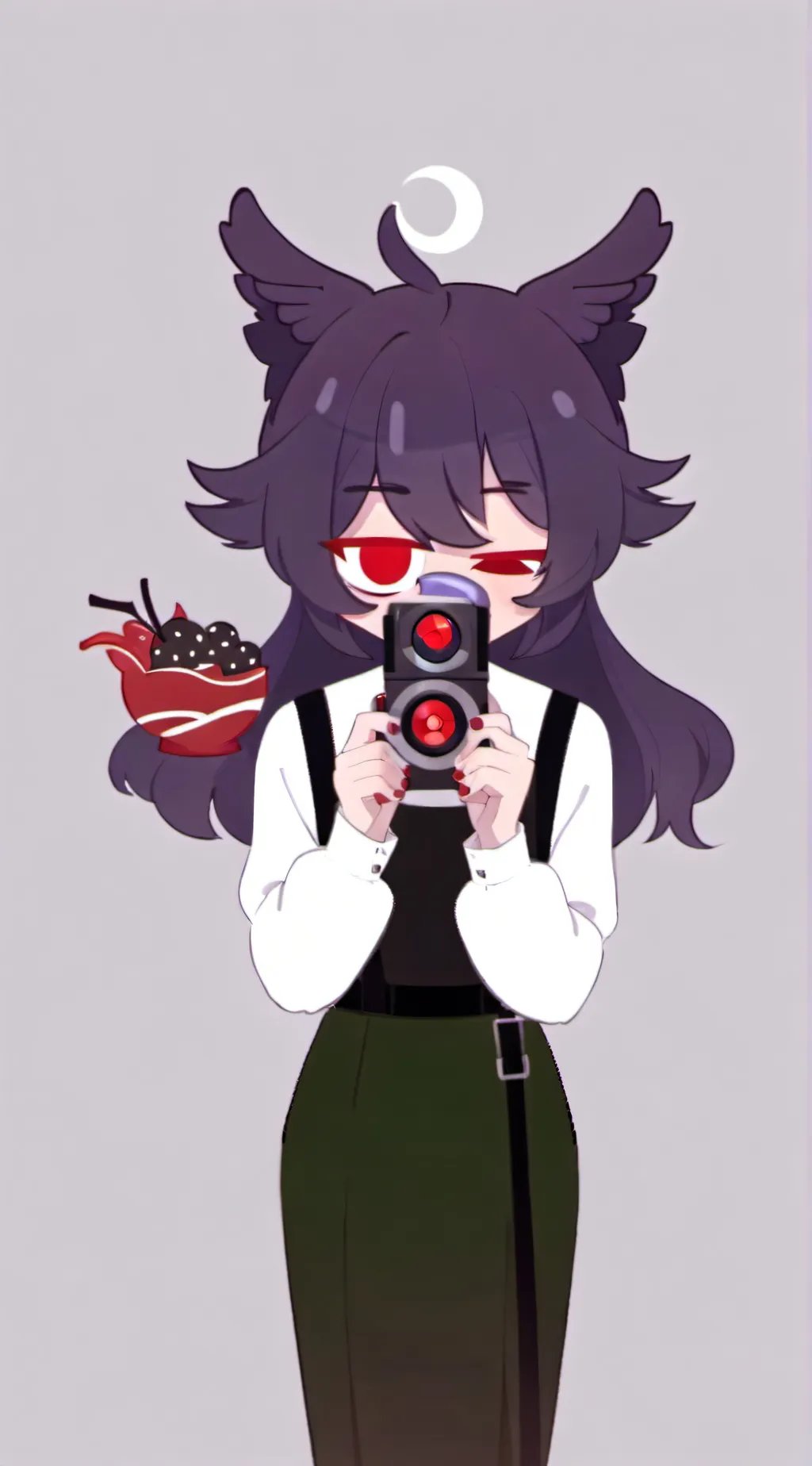 ai character: M͆E̺M͆E̺ 𝓦𝔸Ꮢ background