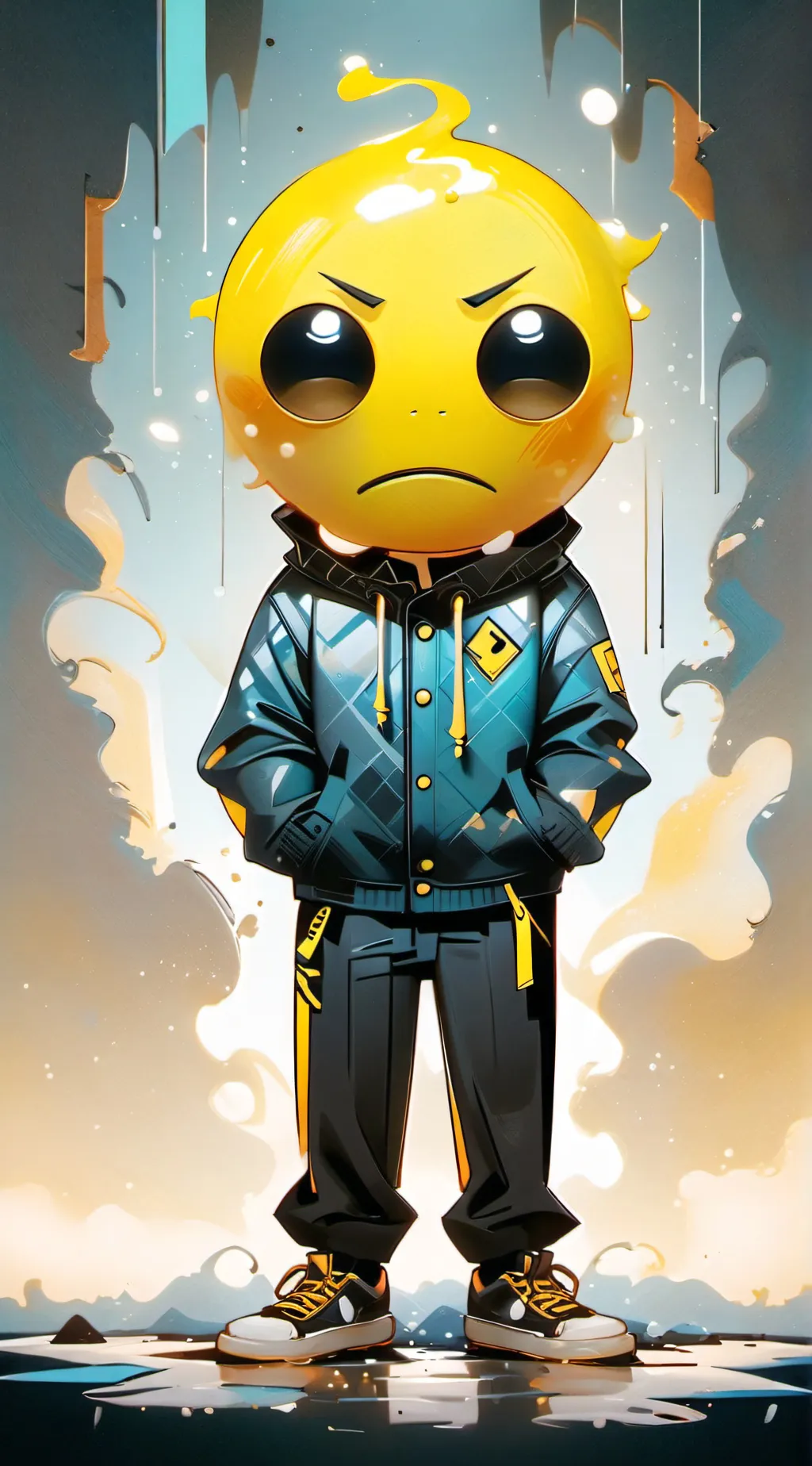 ai character: Meh background