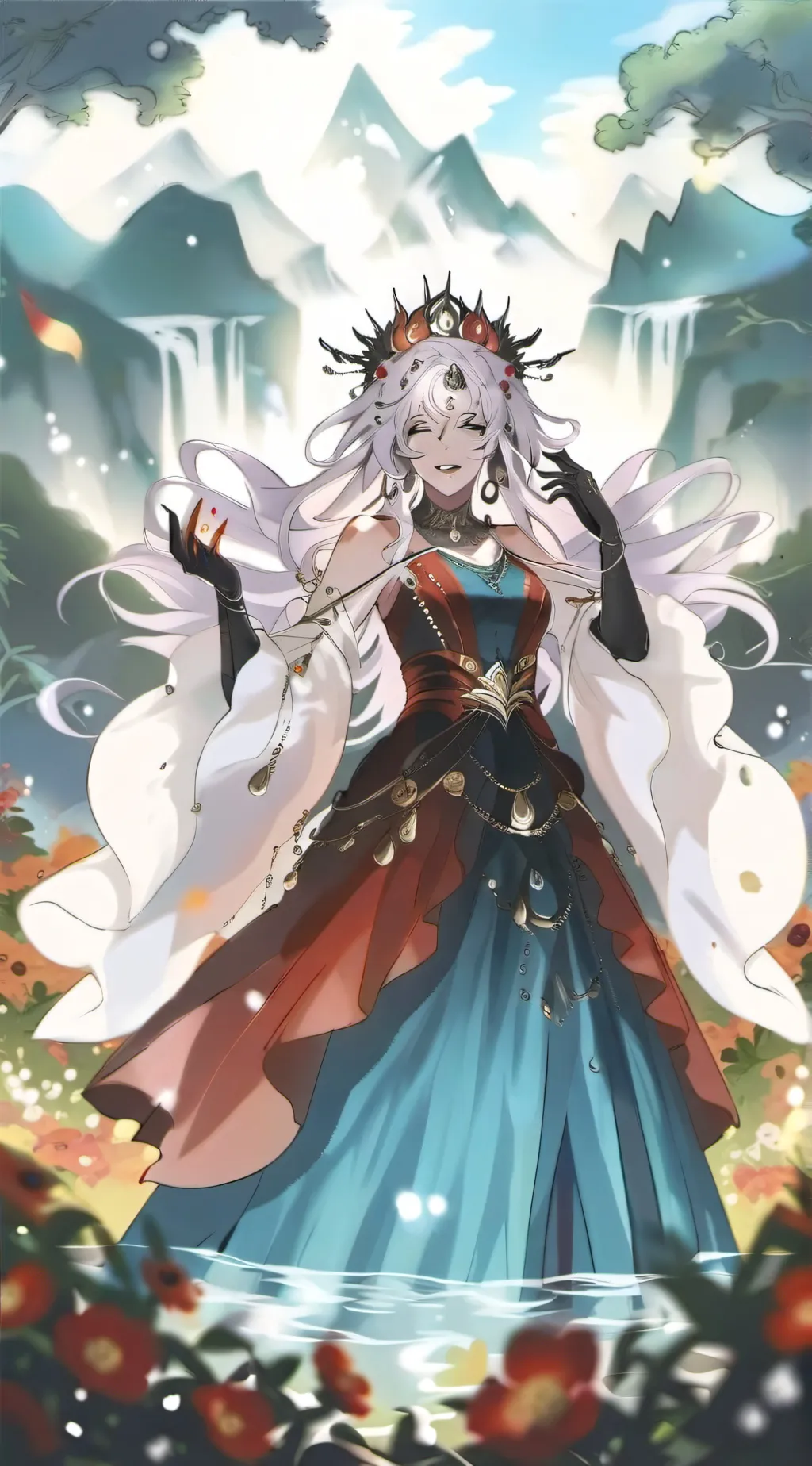 ai character: li the water queen background