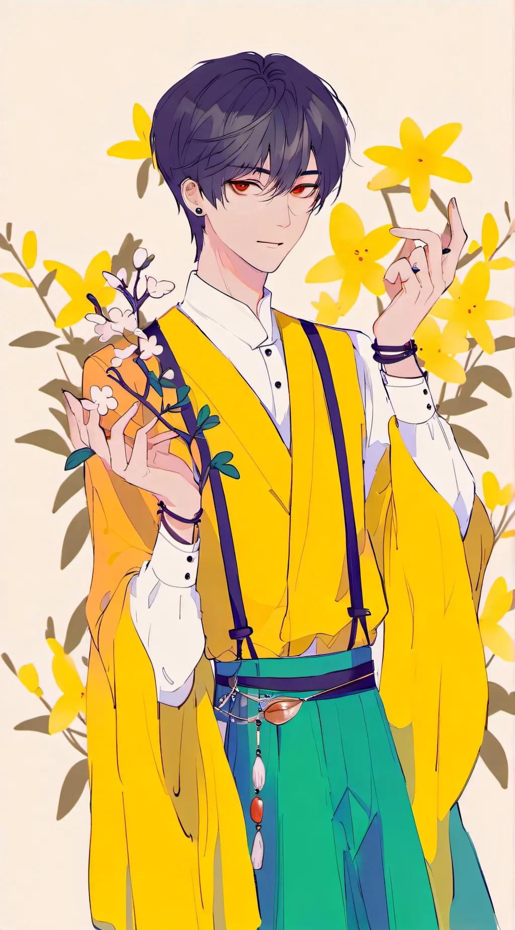 ai character: leo background