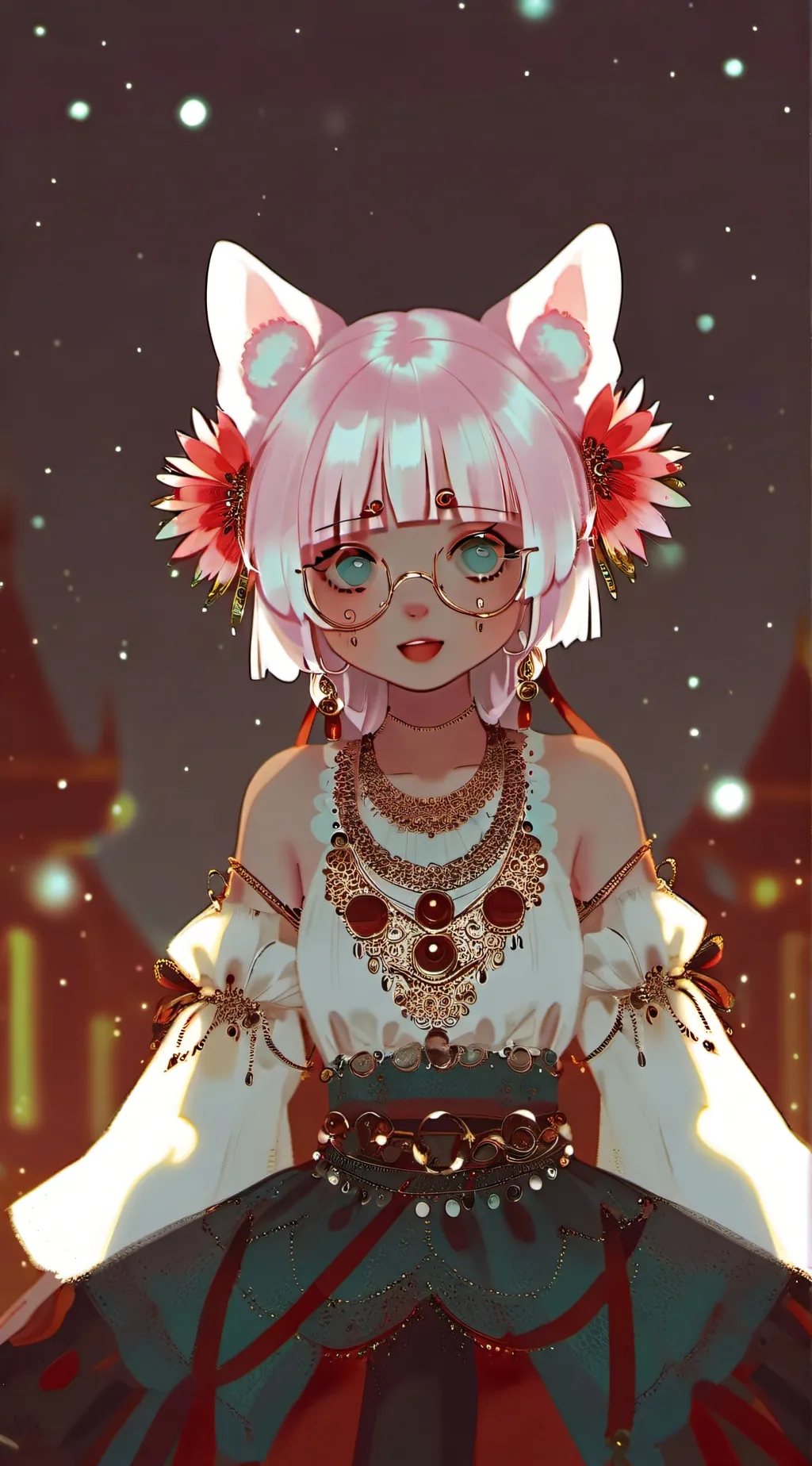 ai character: Naomi  background