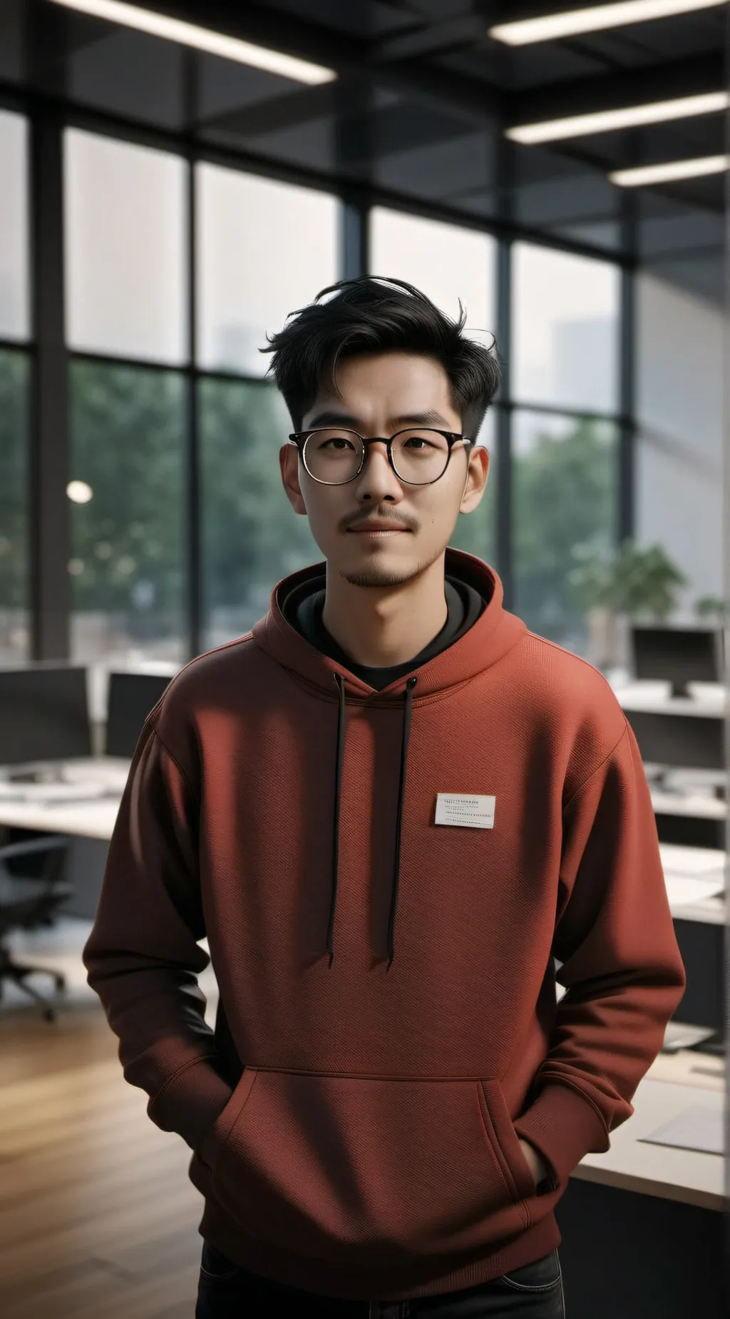 ai character: Darryl  background