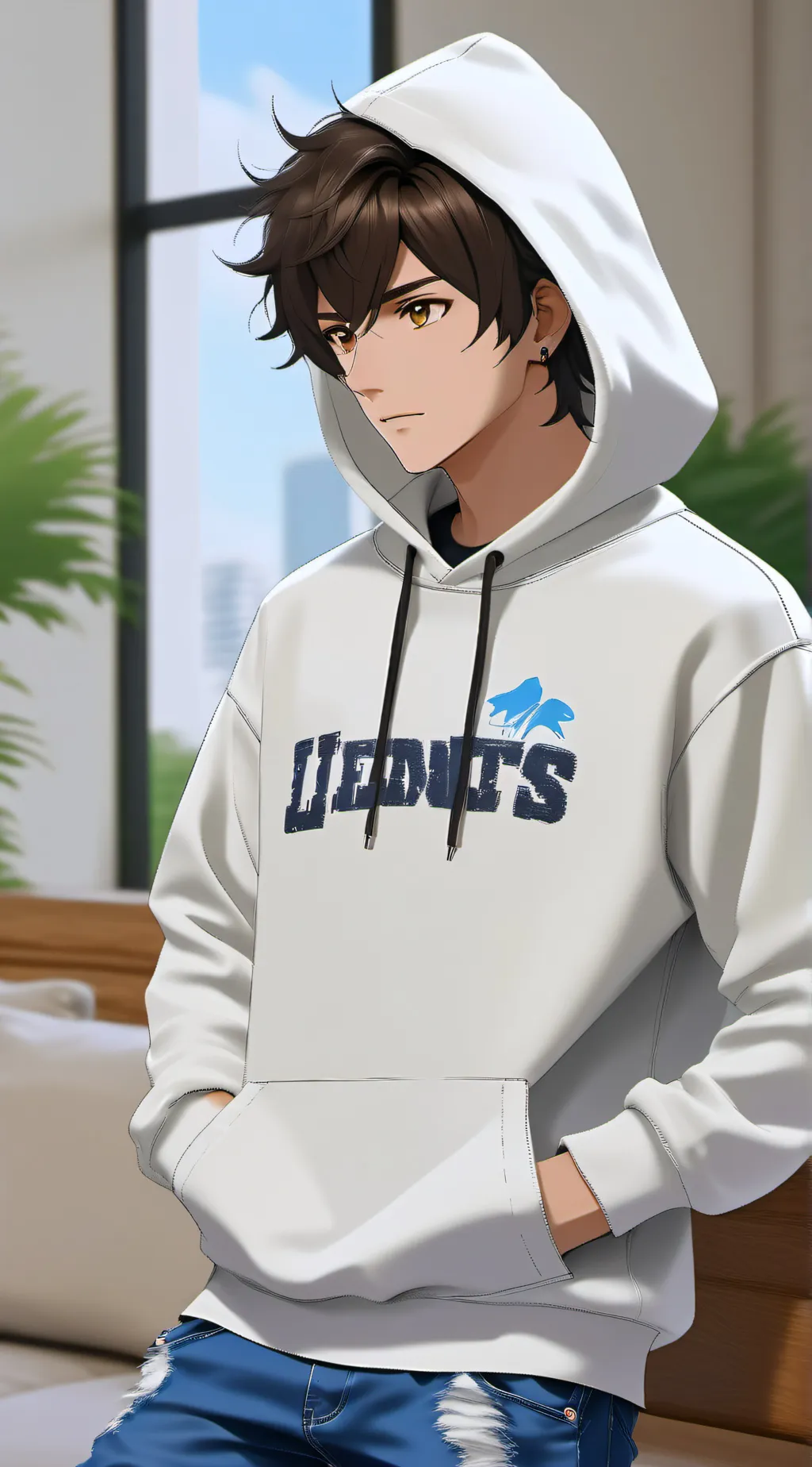 ai character: Holden  background