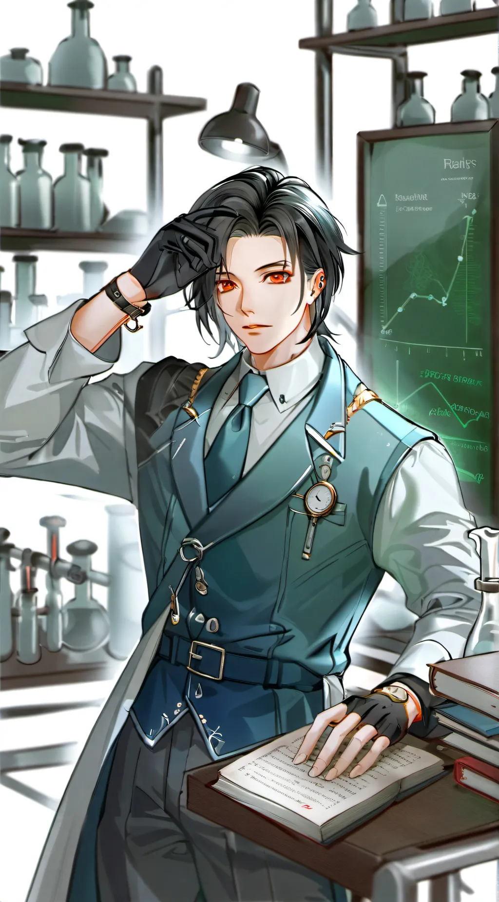 ai character: Soren Ratio background