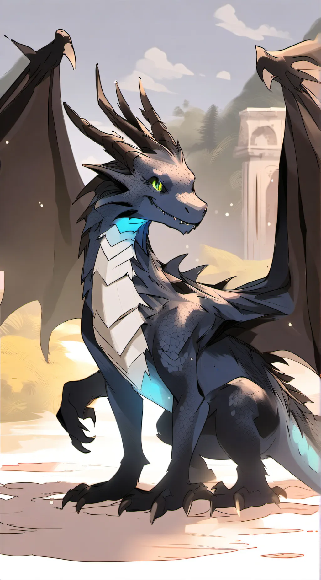 ai character: Httyd trade background