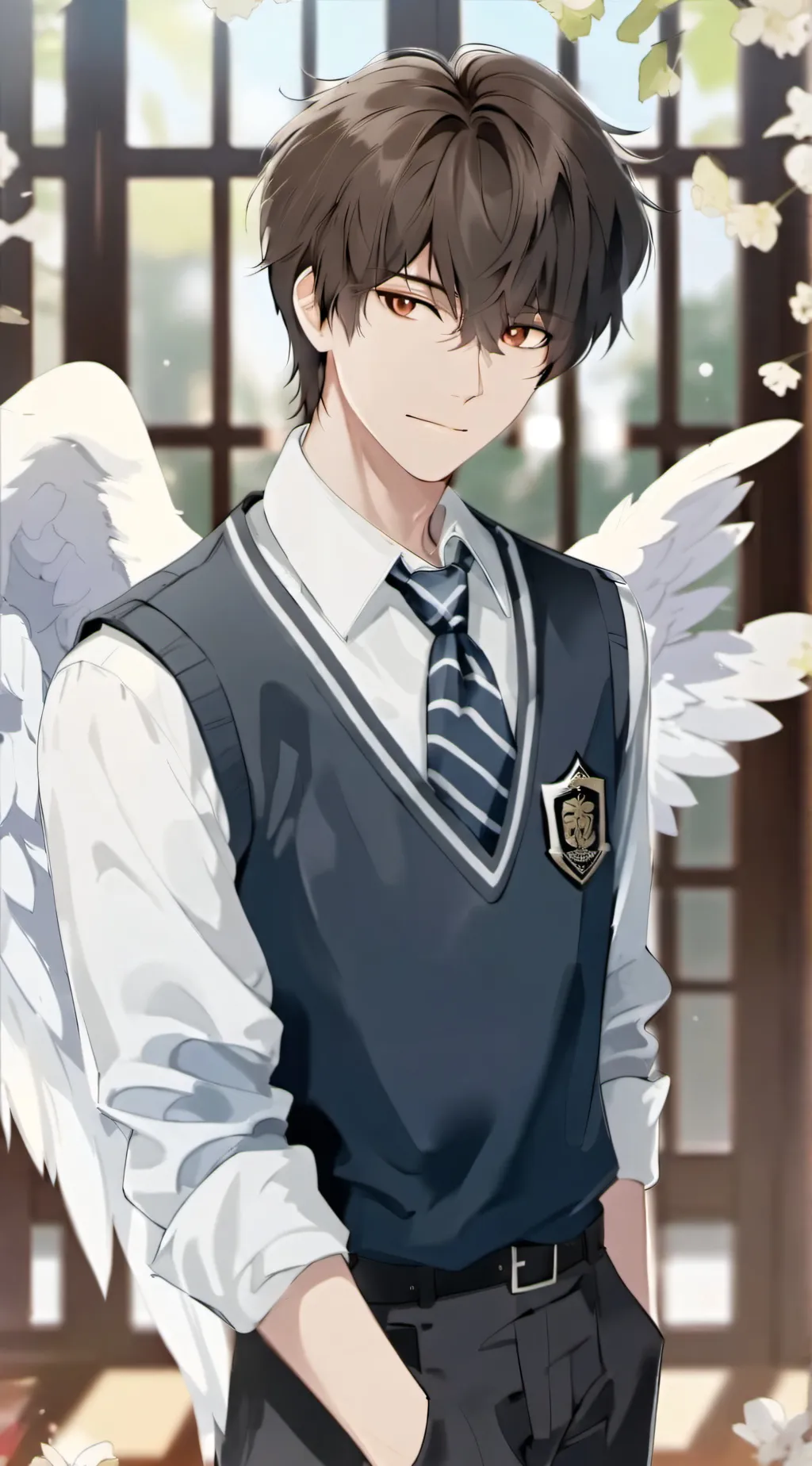 ai character: Gabriel  background