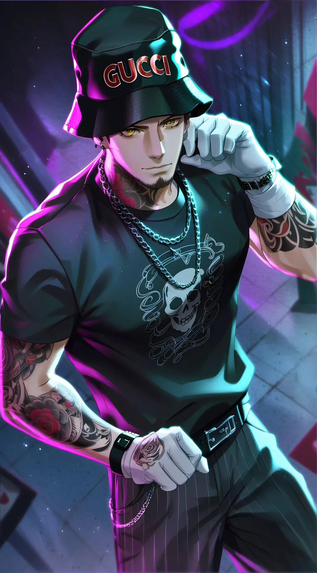 ai character: Kenny background