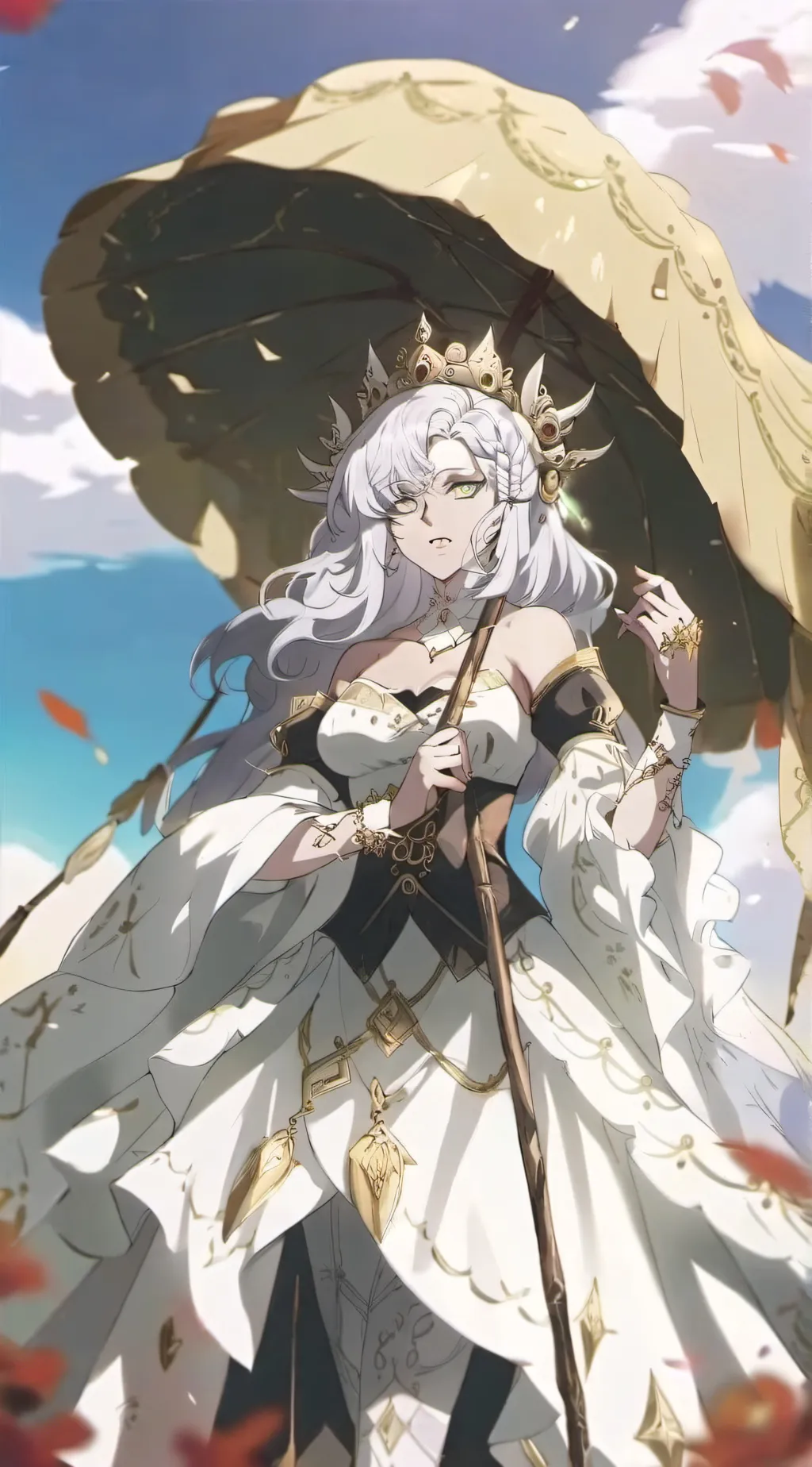 ai character: lu the cloud queen background