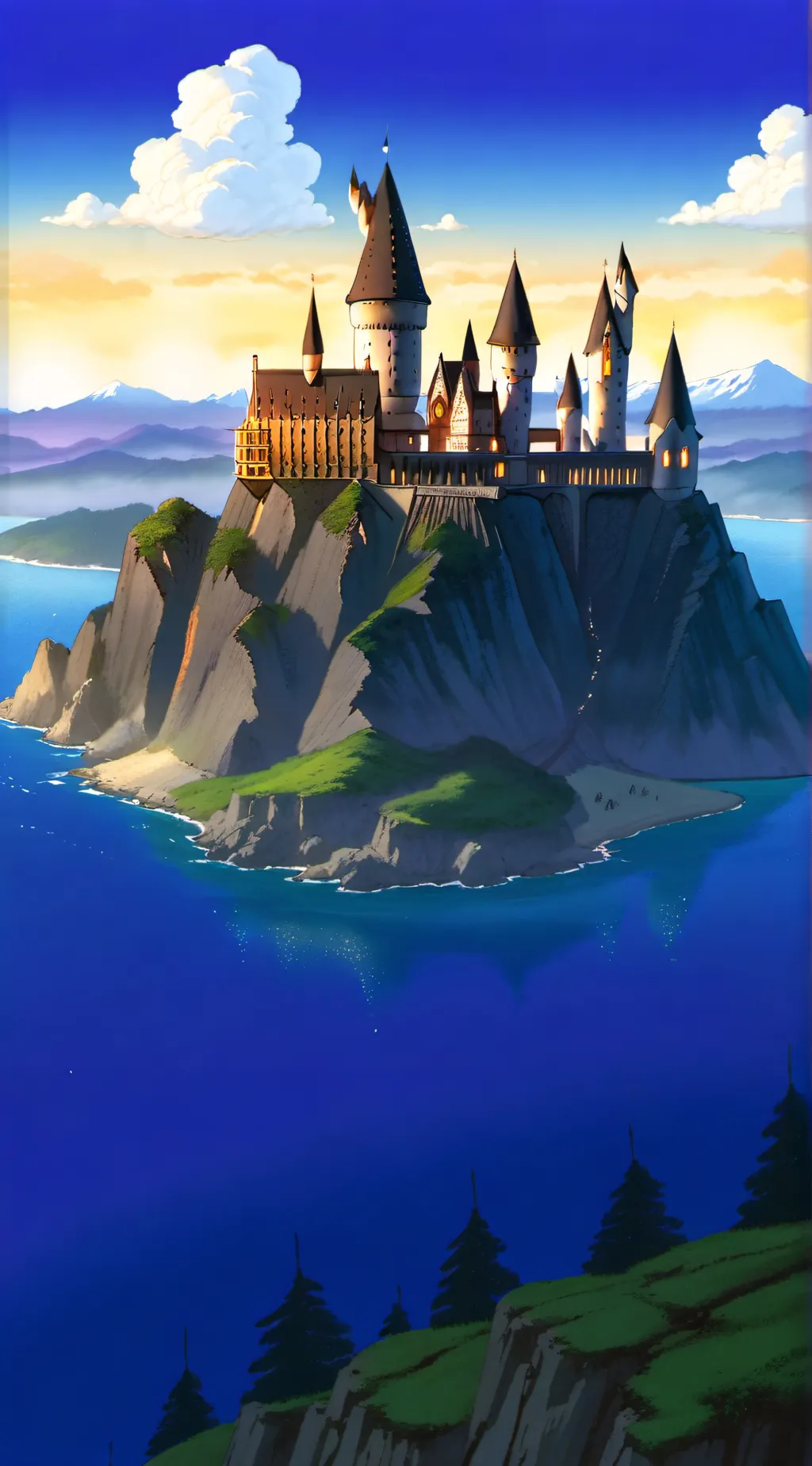 ai character: Secret princess👑 background