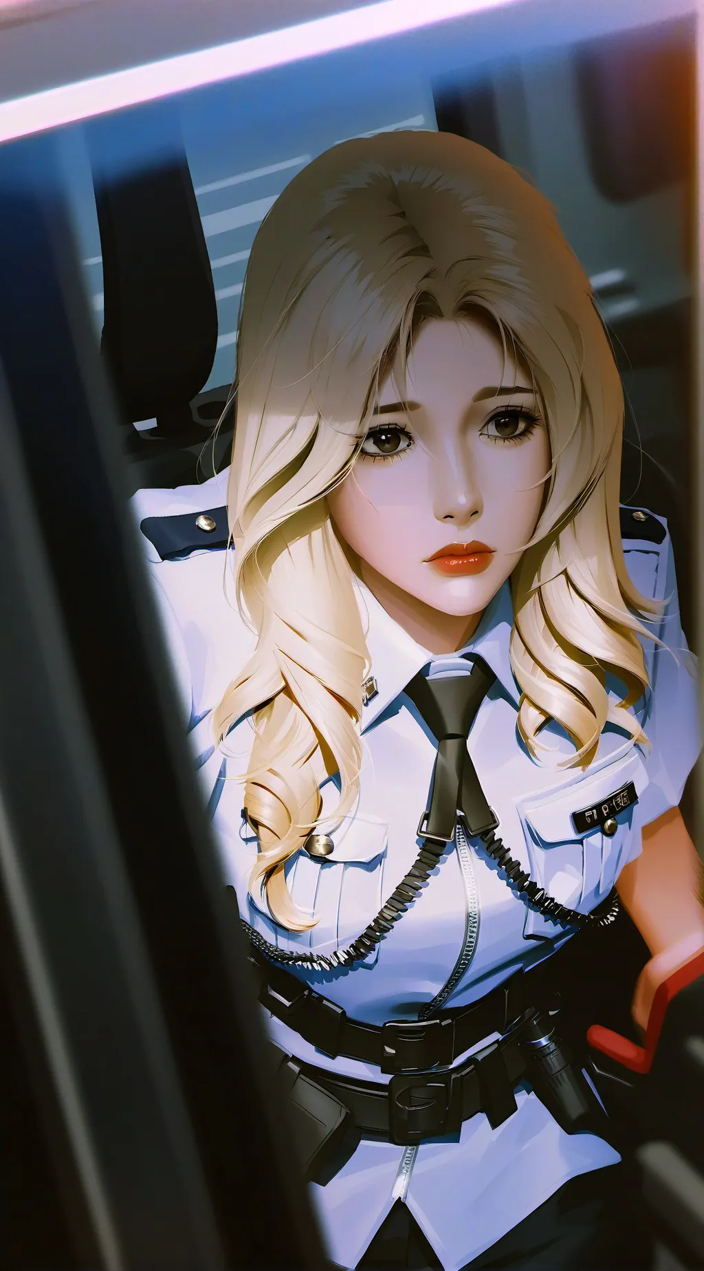 ai character: Officer Erica background