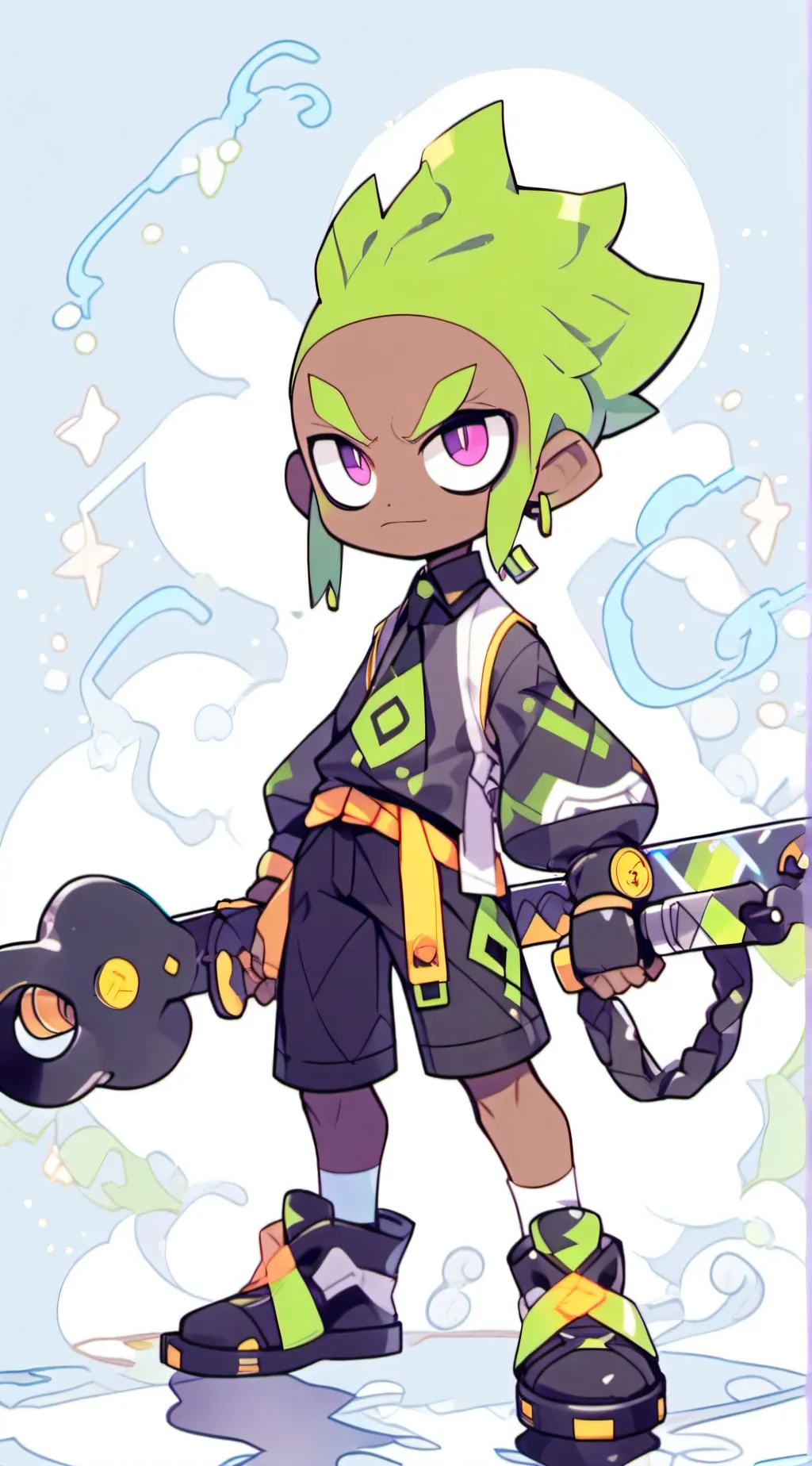 ai character: Rider  background