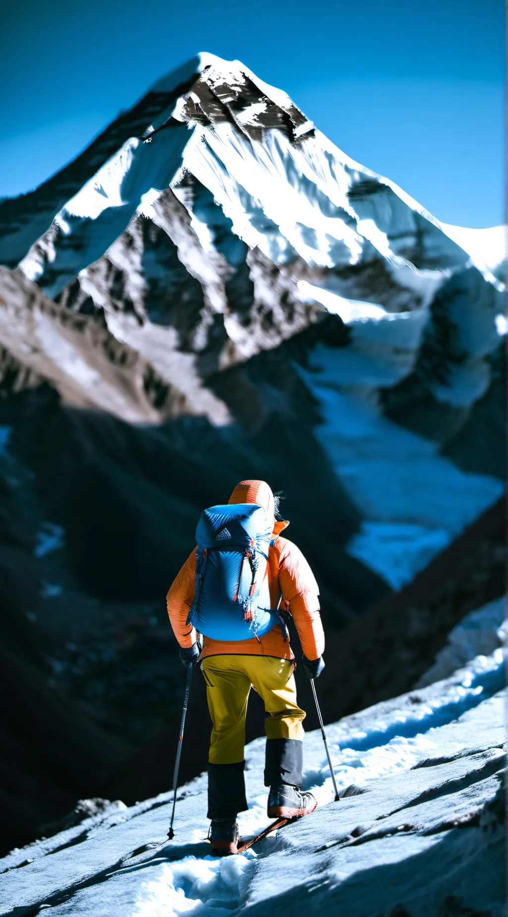 ai character: The climb background