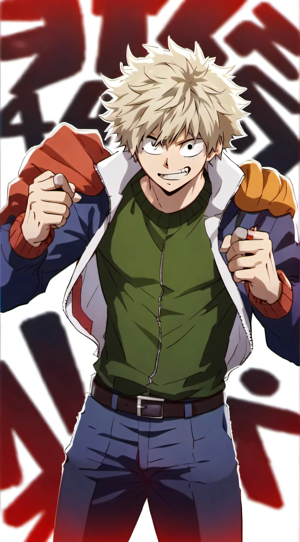 ai character: bakugo background