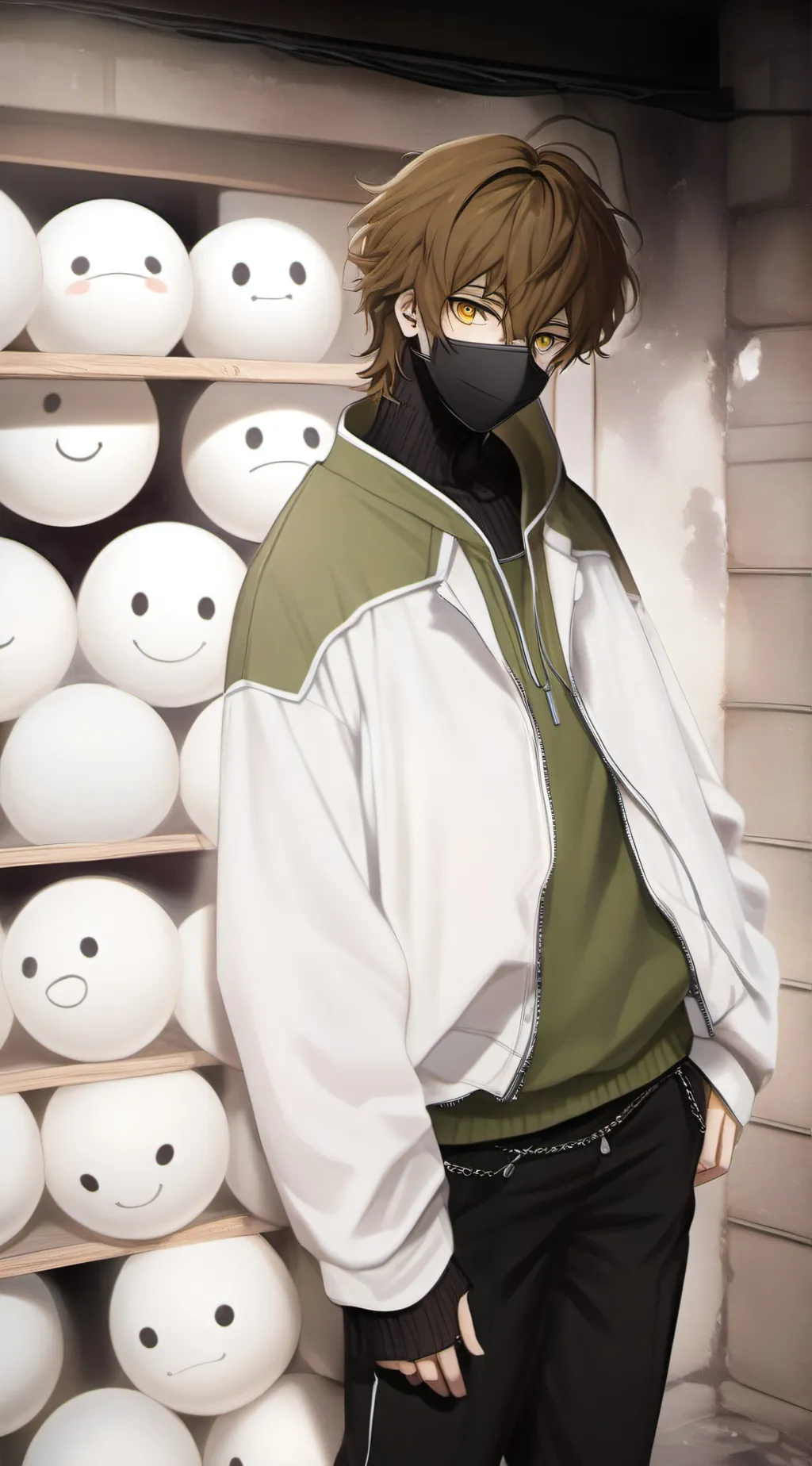 ai character: Dream smp background