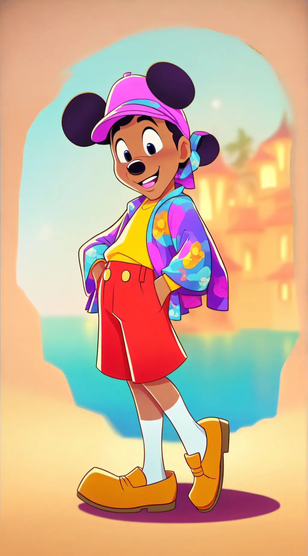 ai character: your yoga teacher  background