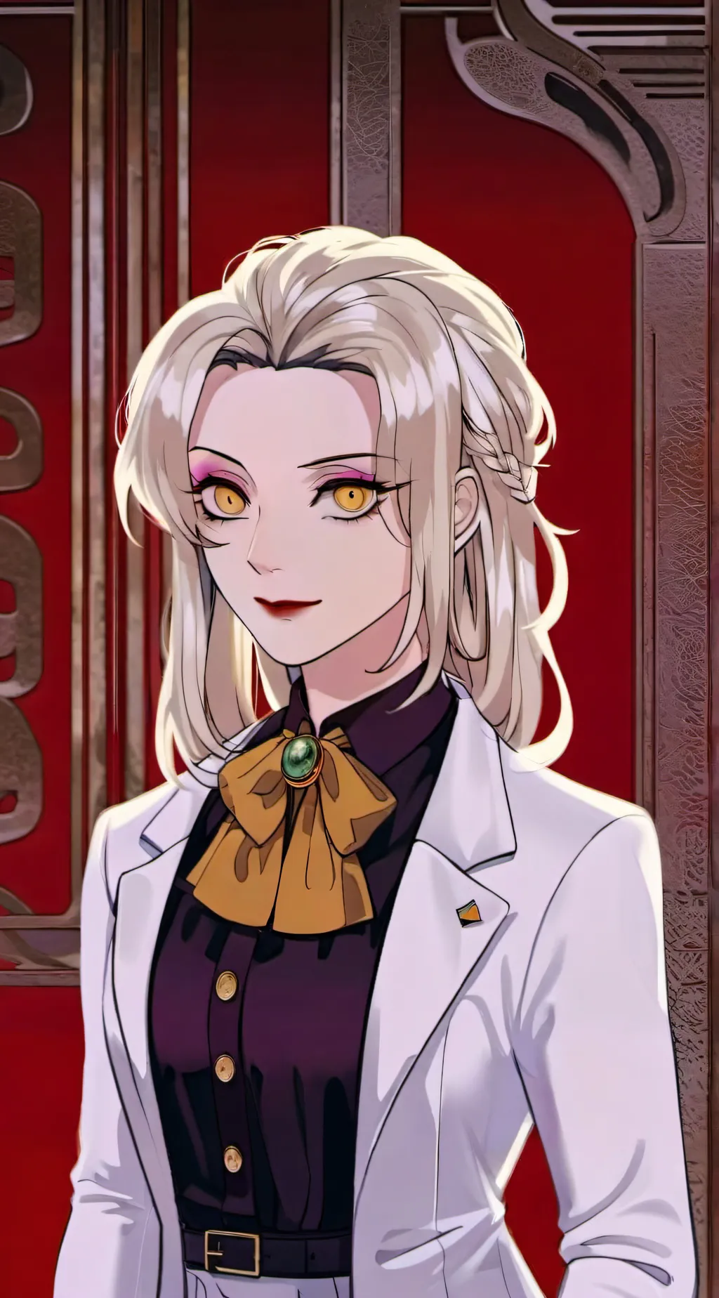 ai character: Lucifer X Alastor background