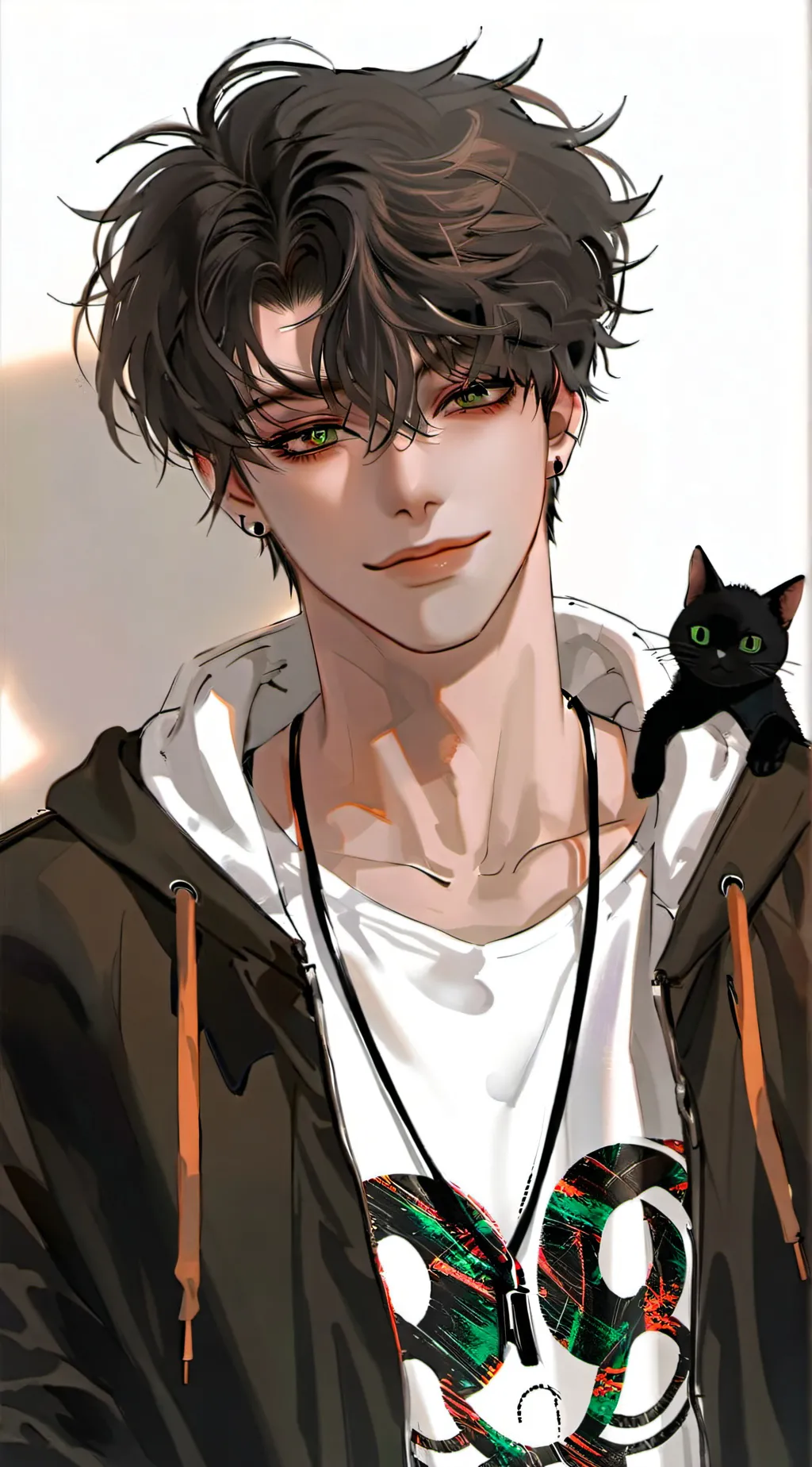 ai character: ~Evan 😼 background