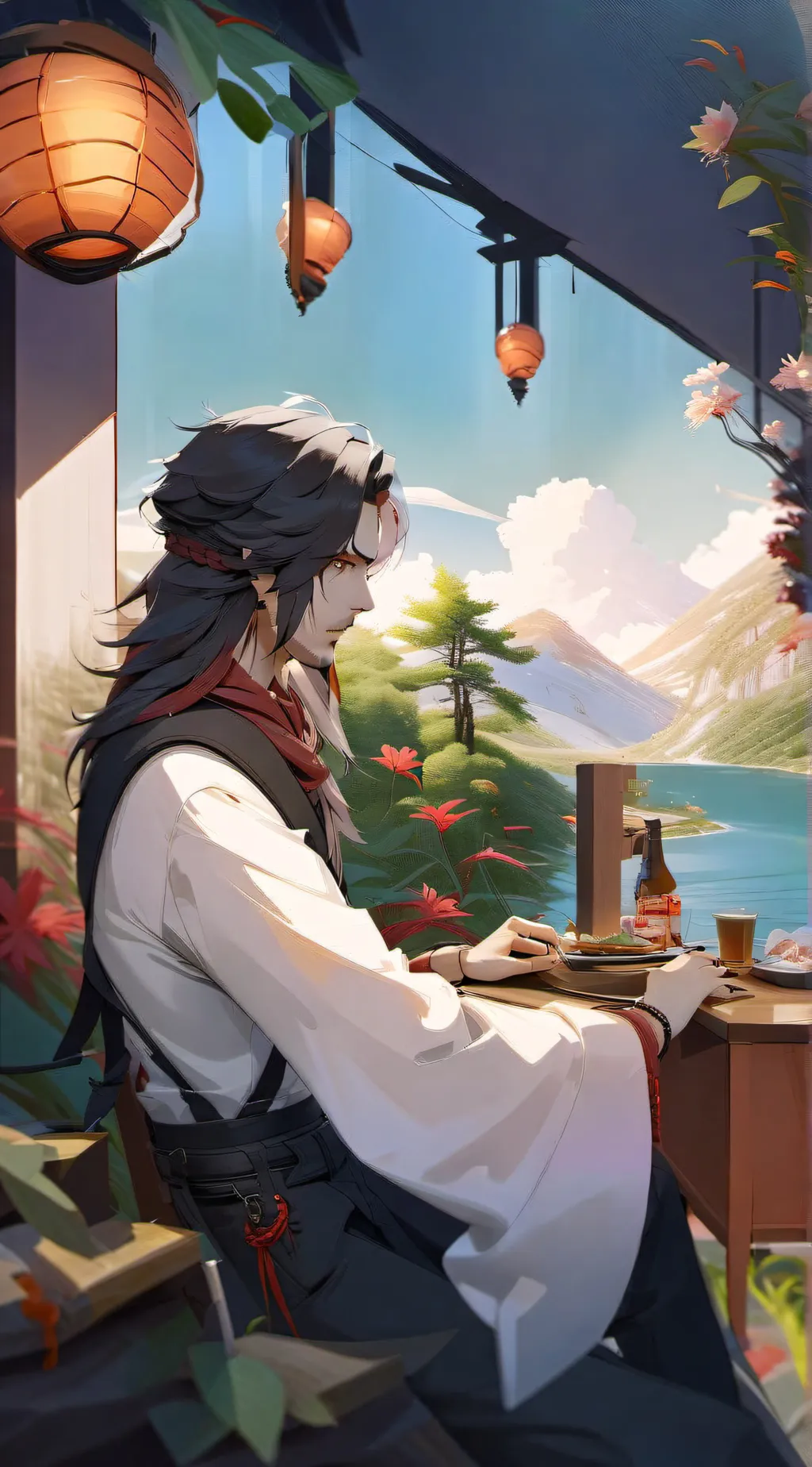 ai character: Novel background