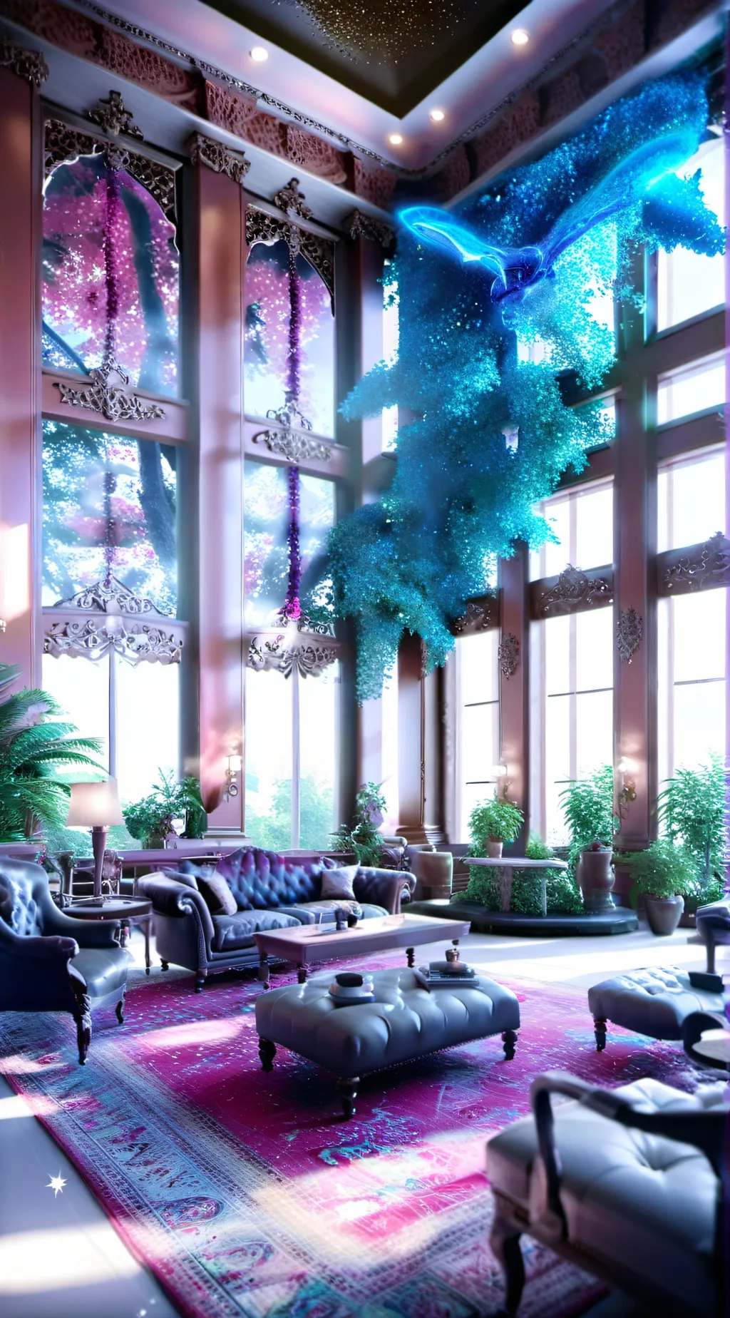 ai character: Hh fangirl background