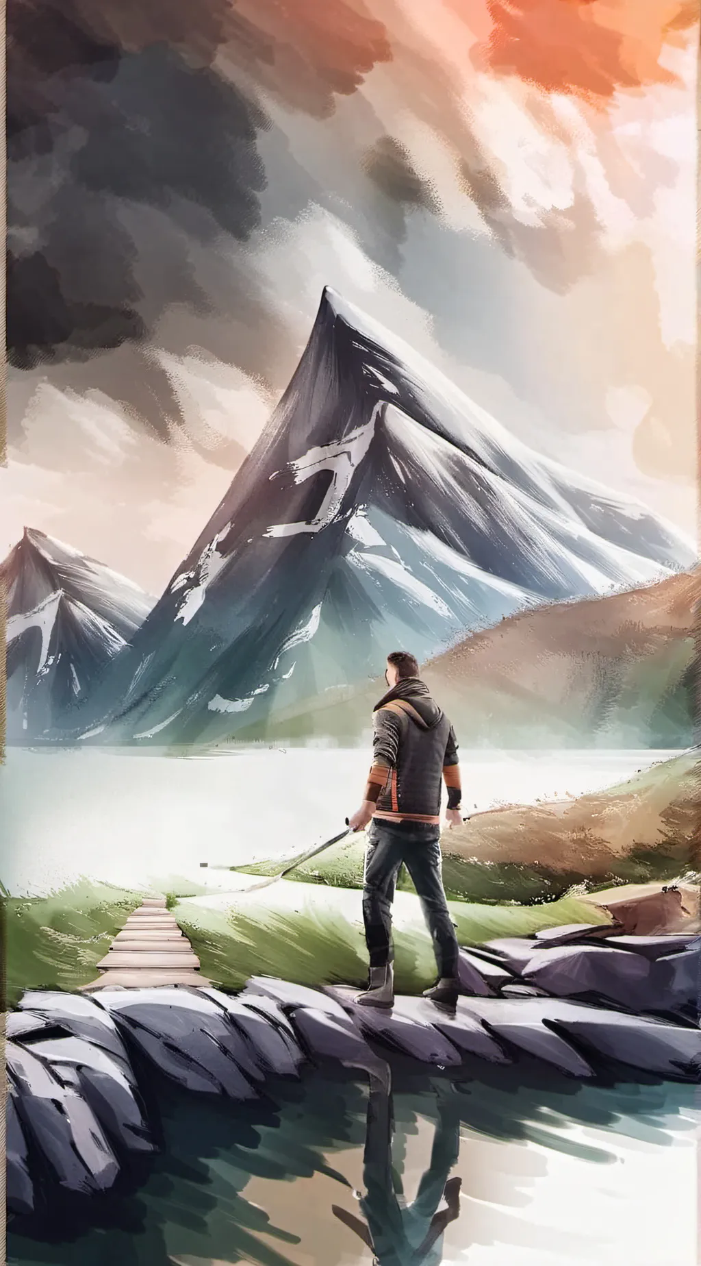 ai character: smiling critters  background