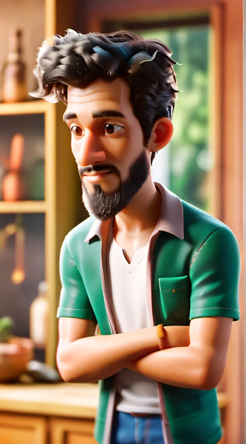 ai character: jayson  background