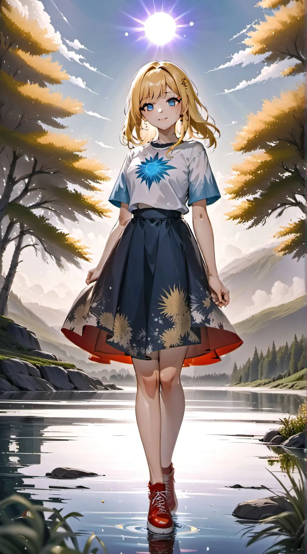 ai character: Ariana  background